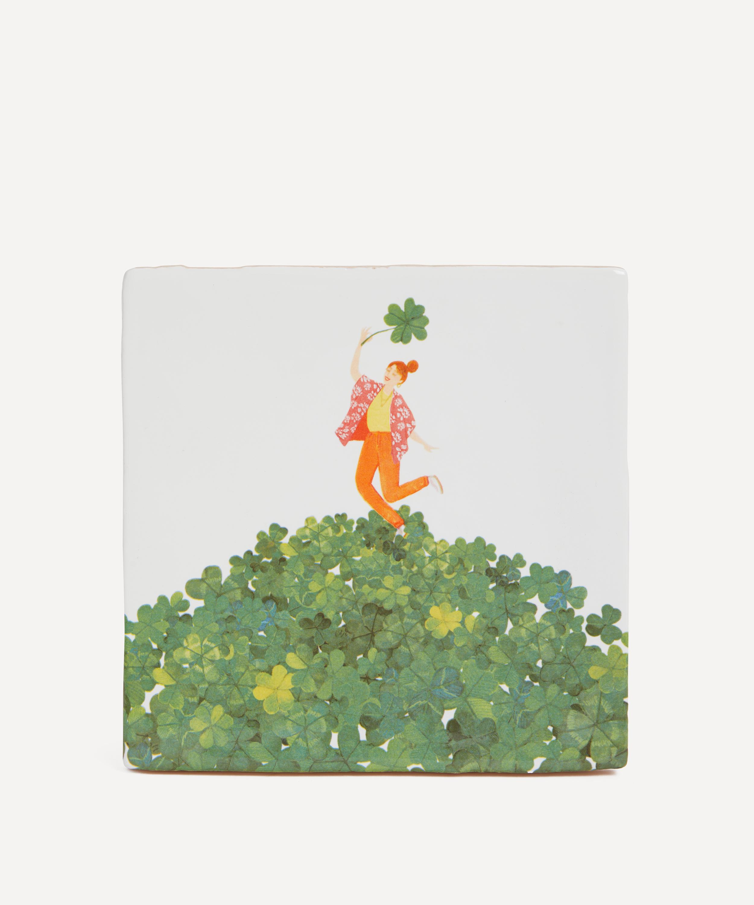 StoryTiles - Find Your Luck Ceramic Tile image number 0