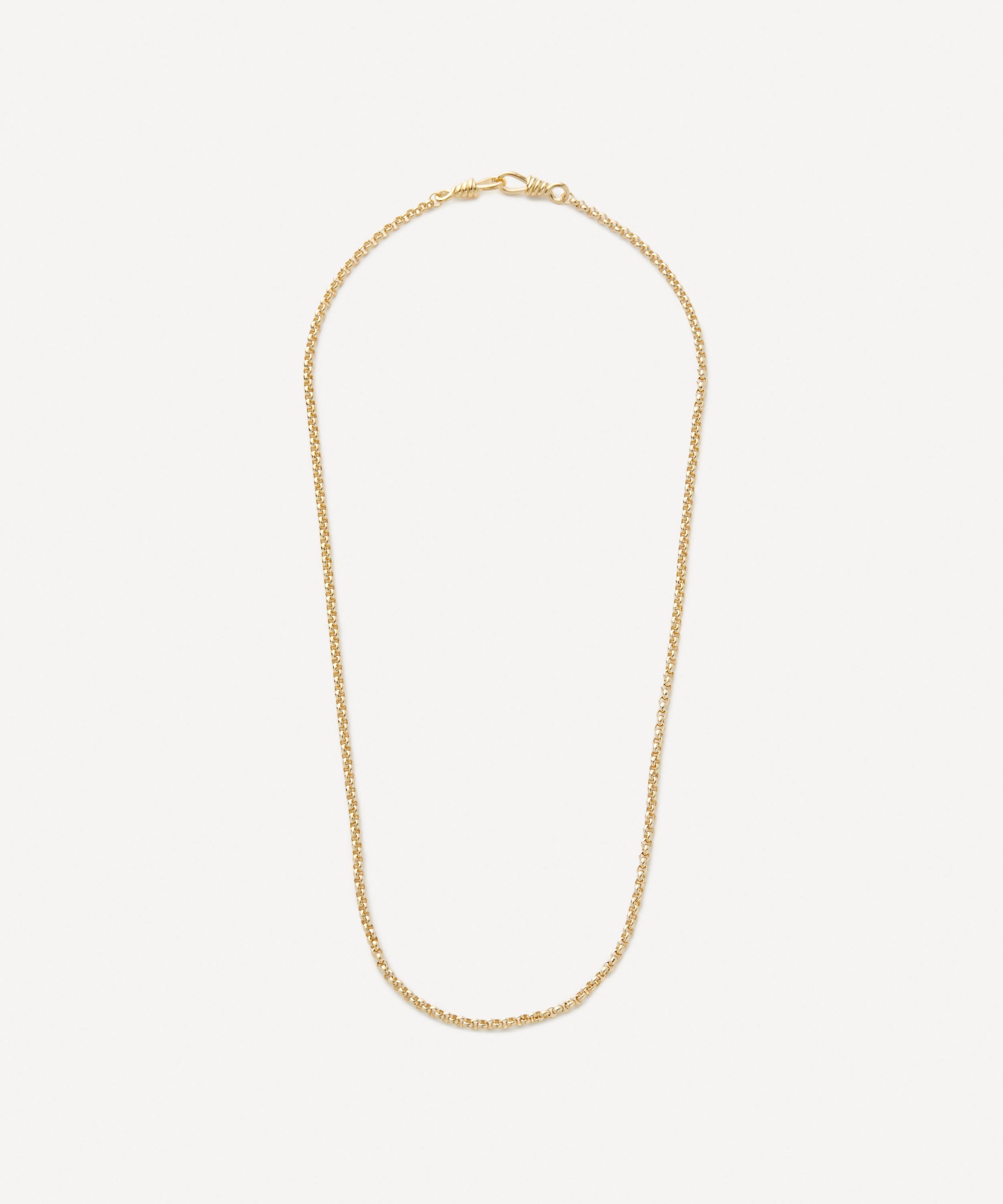 Otiumberg - 14ct Gold-Plated Vermeil Silver Long Locked Necklace image number 0