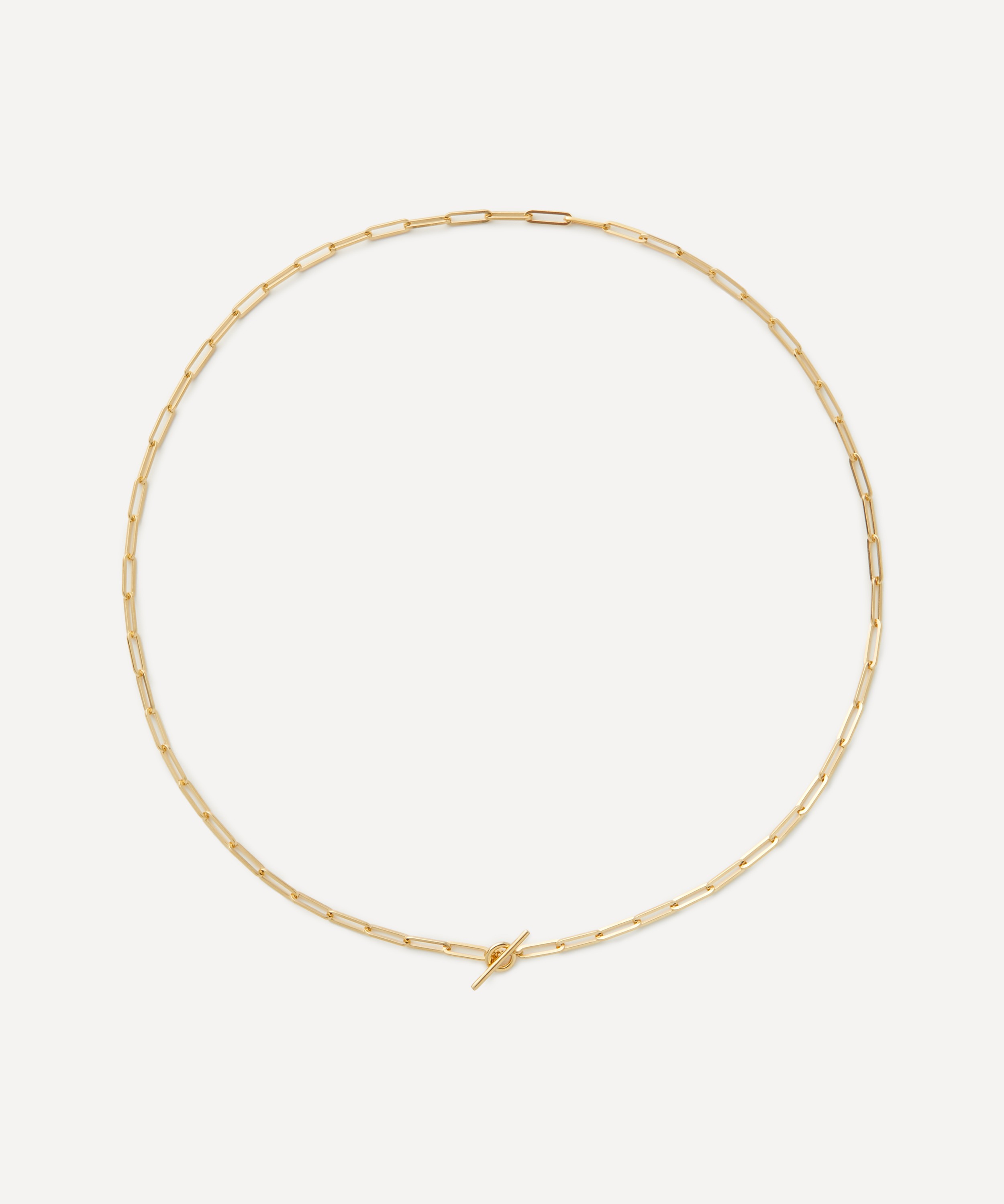 Otiumberg - 14ct Gold-Plated Vermeil Silver Long Love Link Chain Necklace