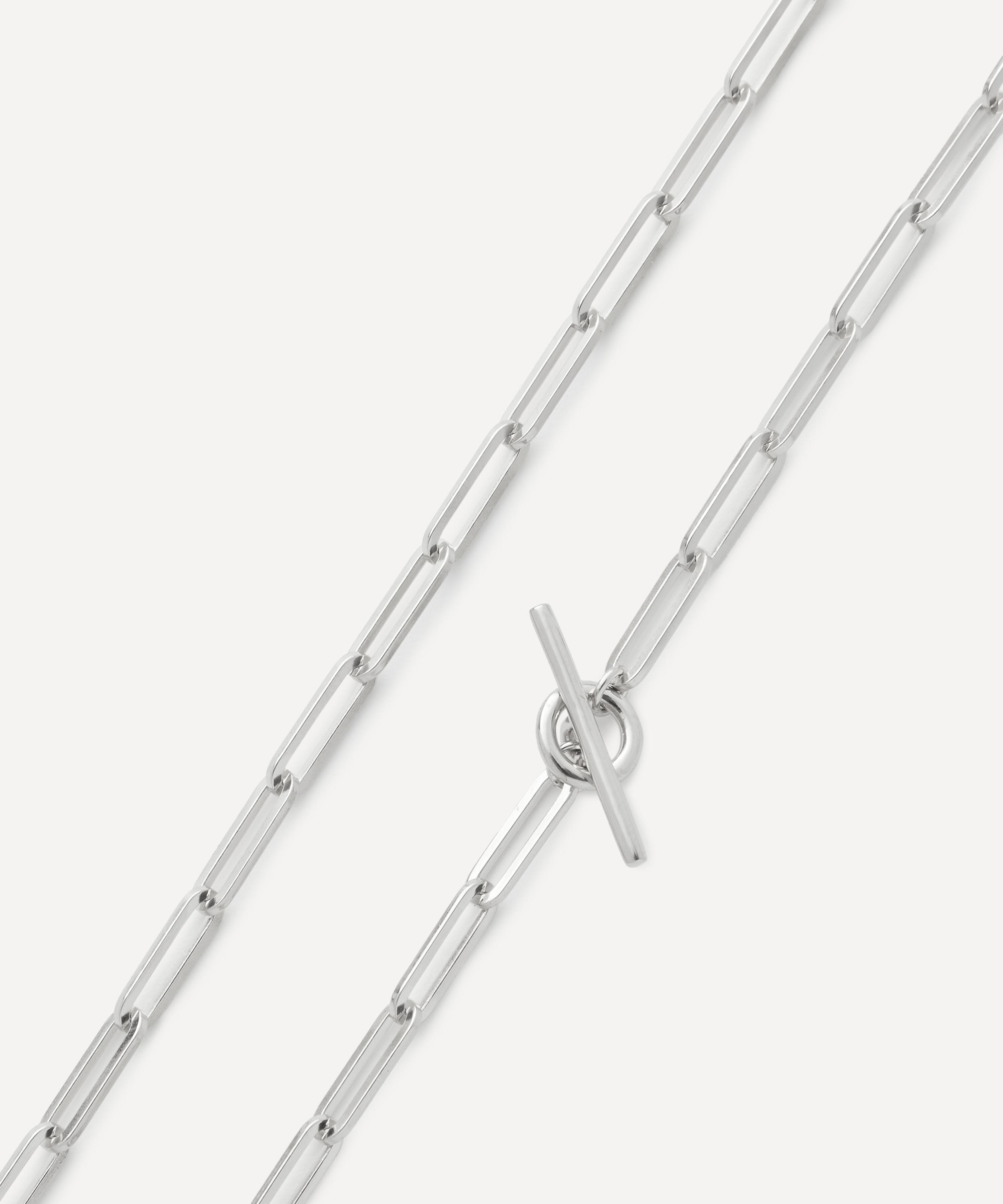 Otiumberg - Sterling Silver Long Love Link Chain Necklace image number 1