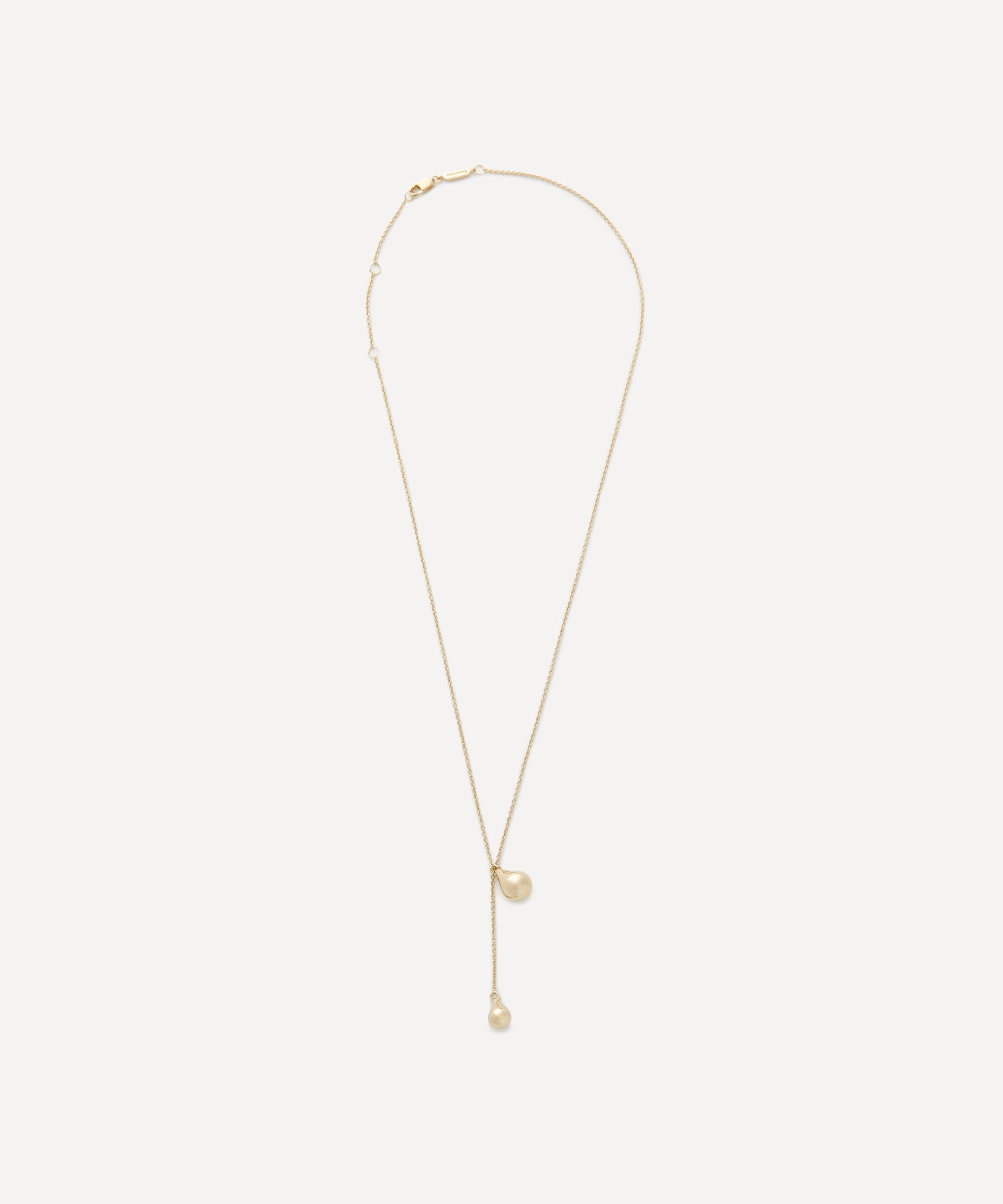Otiumberg - 14ct Gold-Plated Vermeil Silver Stilla Lariat Necklace image number 0