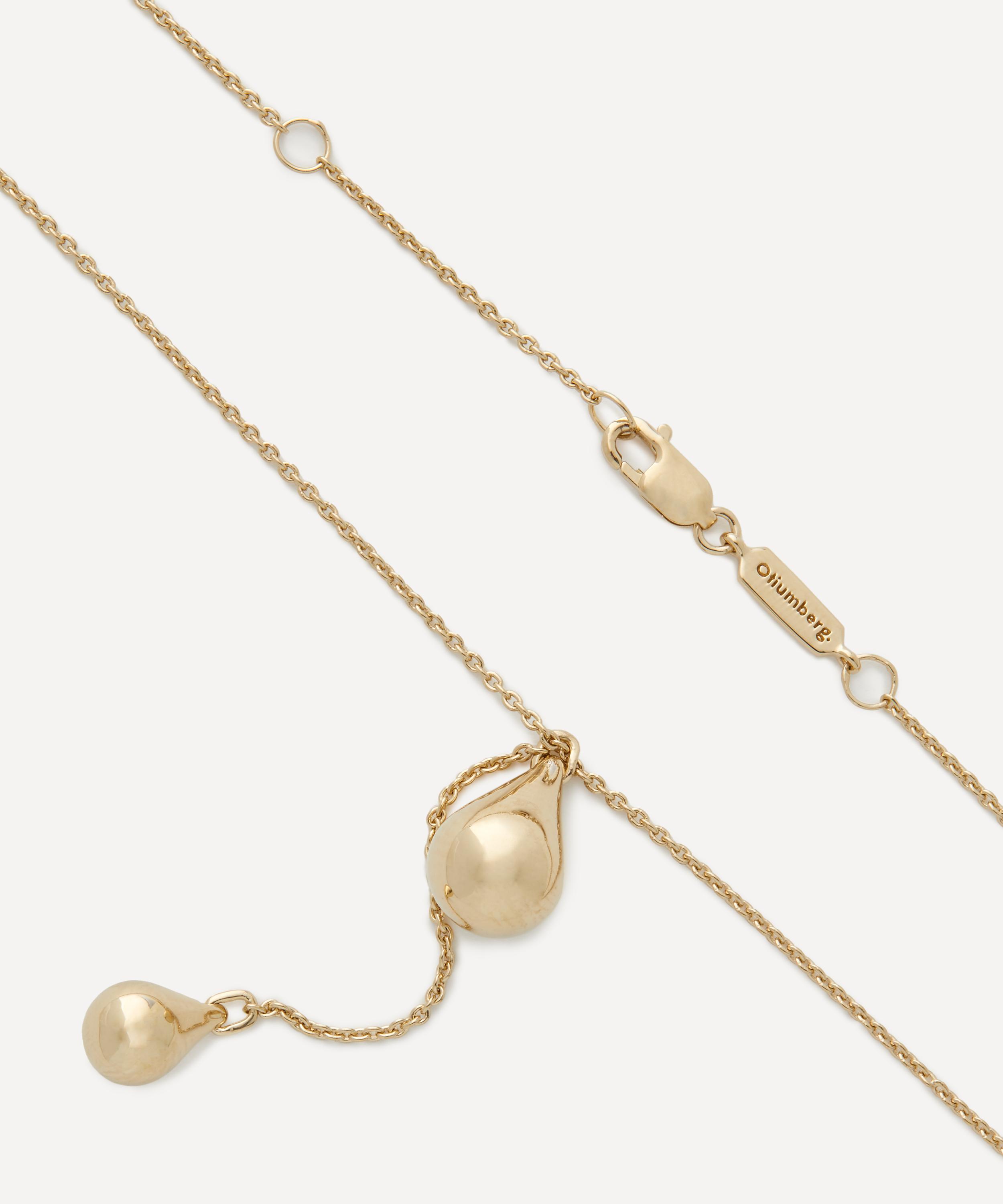 Otiumberg - 14ct Gold-Plated Vermeil Silver Stilla Lariat Necklace image number 1