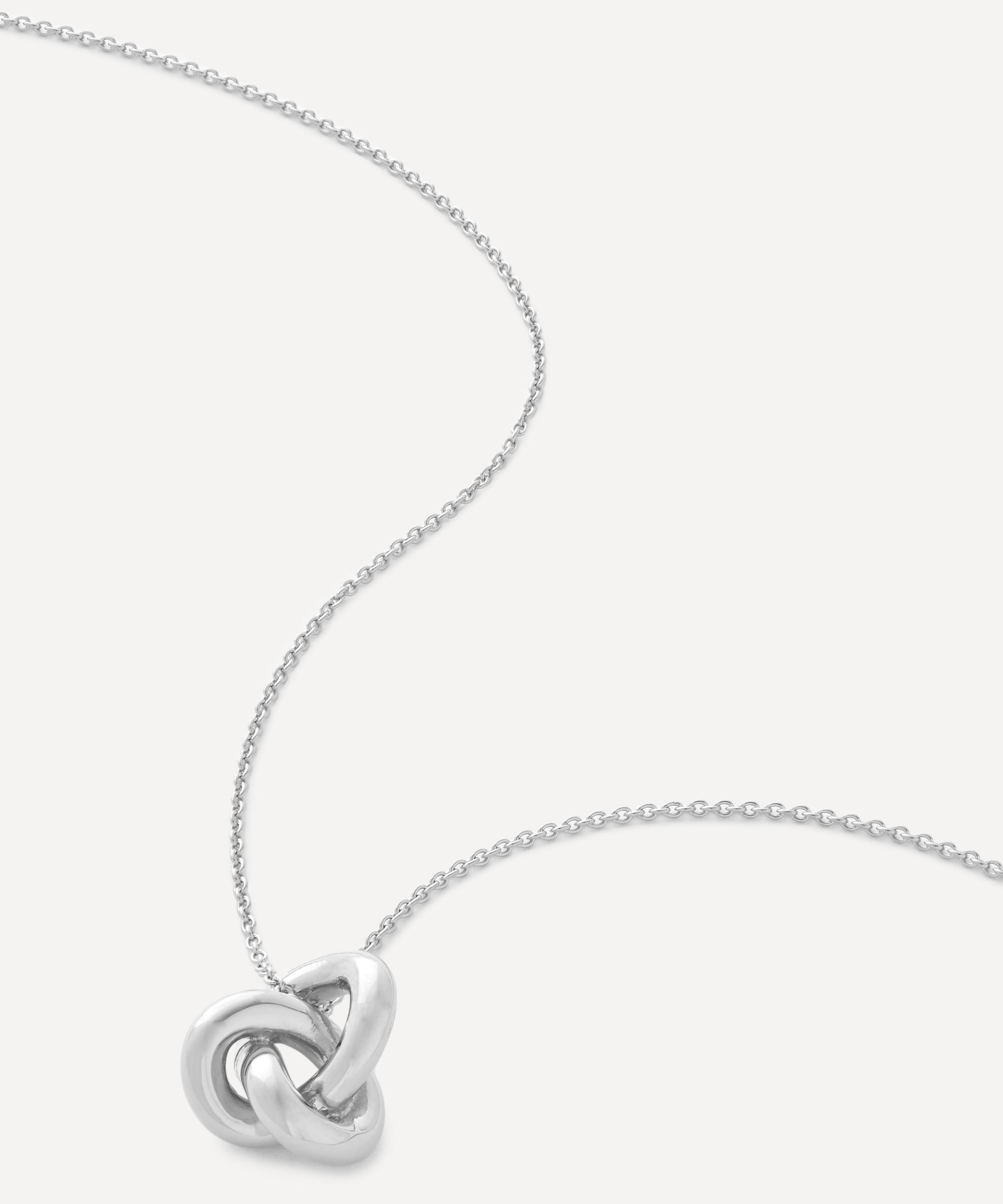 Otiumberg - Sterling Silver Knot Pendant Necklace image number 0