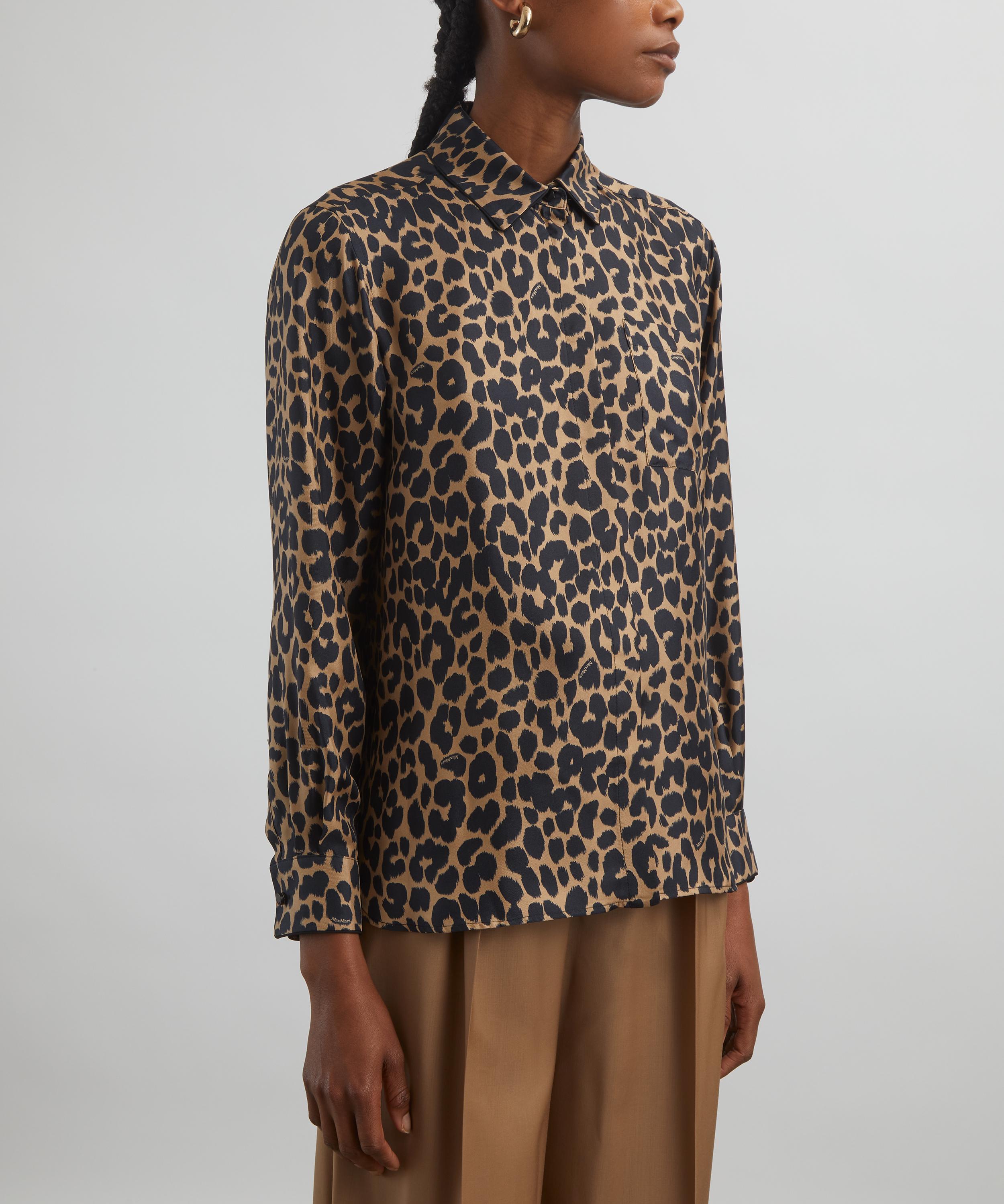 Tシャツ・カットソー MAX MARA Leonida silk shirt Green Silk shirt 