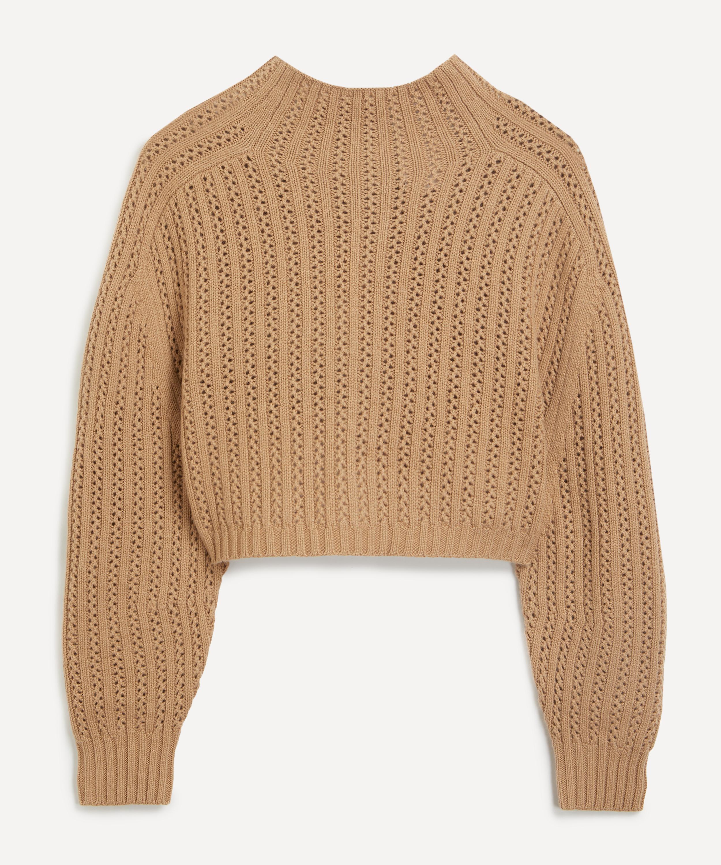 Max Mara - Ribbed Knit Cropped Jumper image number 0