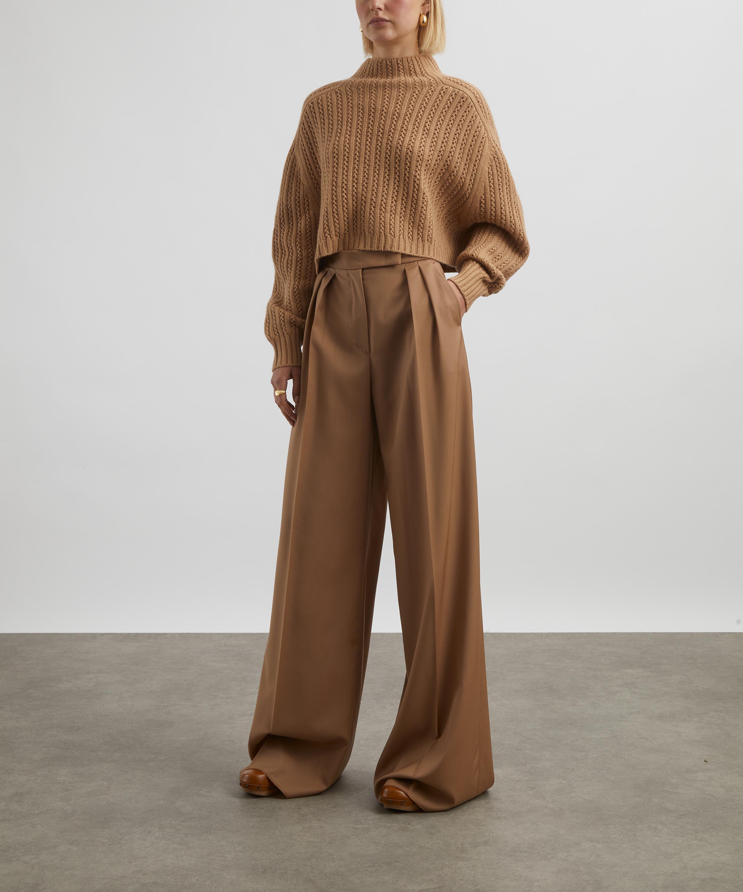 Max Mara - Ribbed Knit Cropped Jumper image number 1