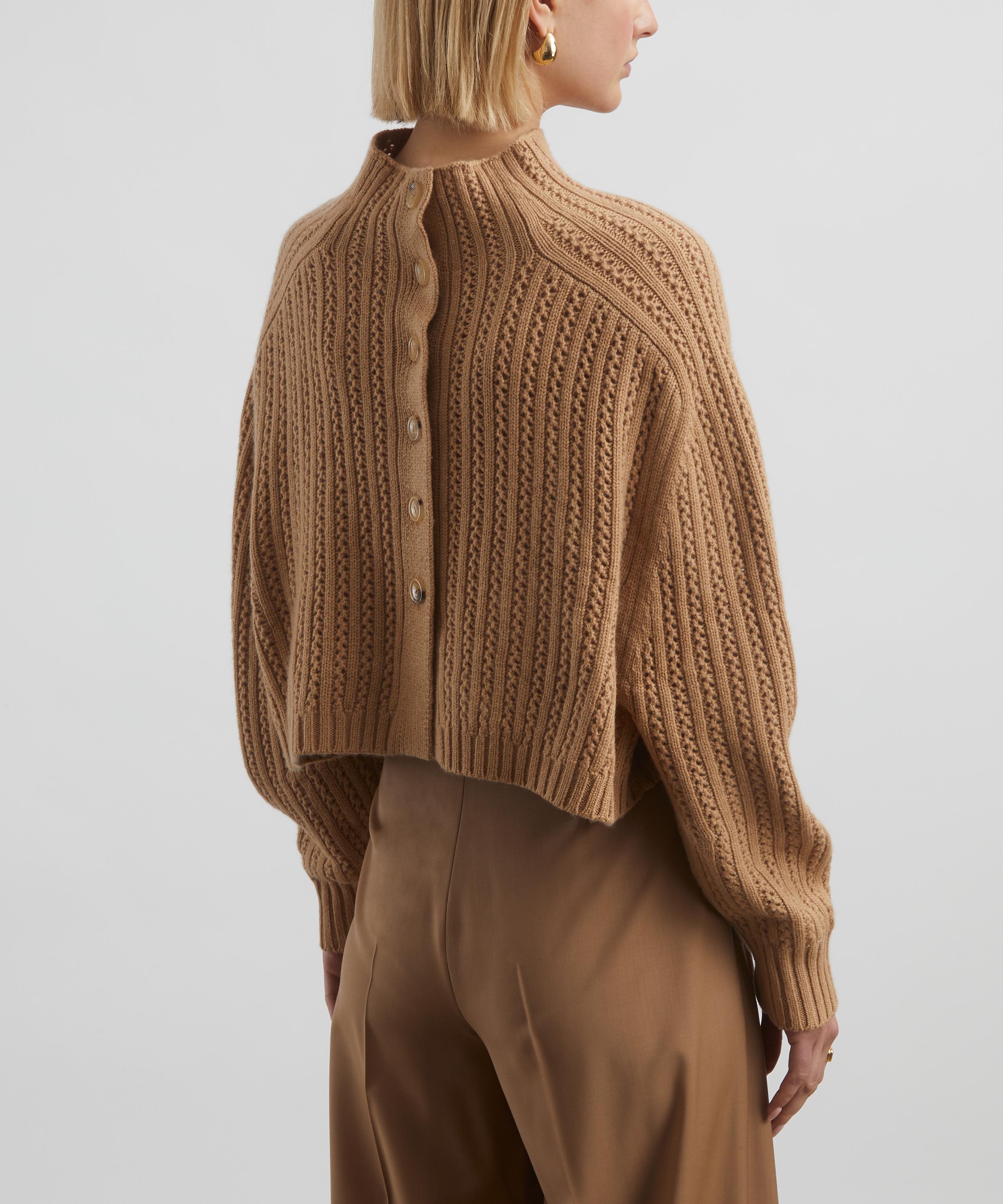 Max Mara - Ribbed Knit Cropped Jumper image number 3