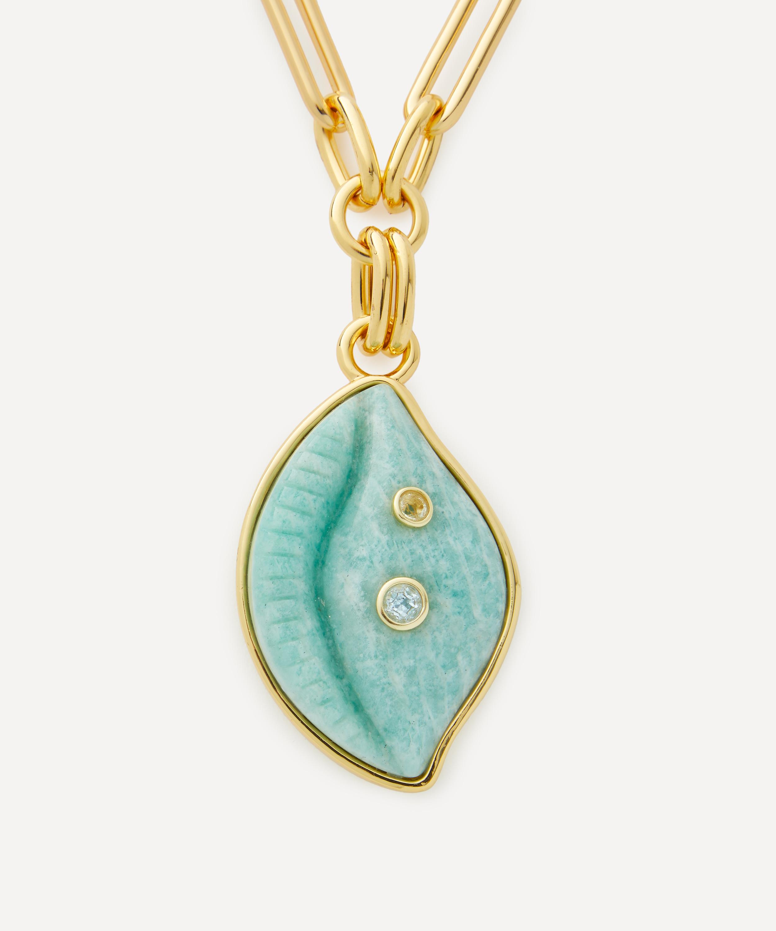 Lizzie Fortunato - Gold-Plated Cowrie Shell Pendant Necklace image number 2