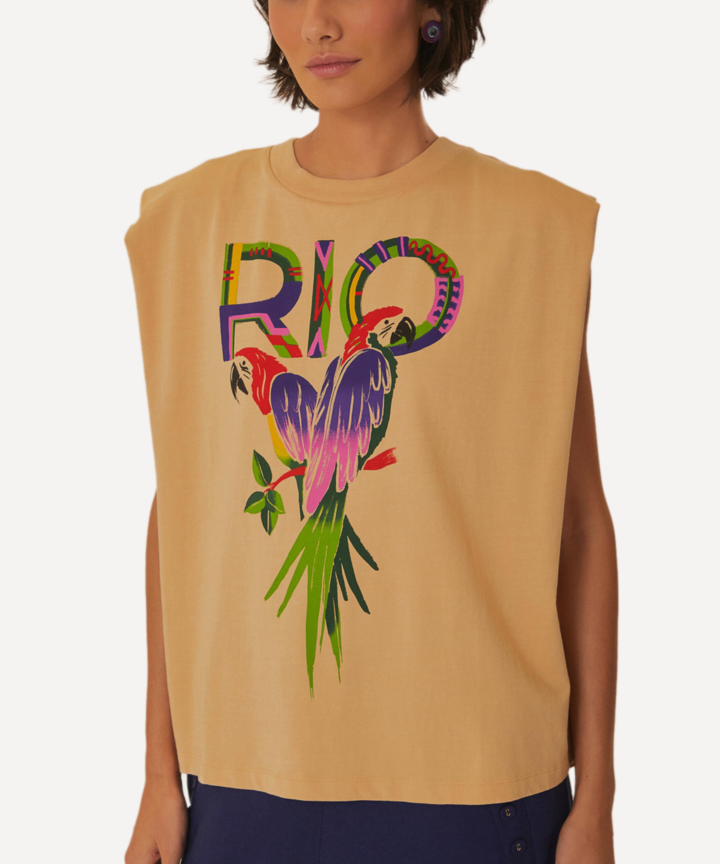 FARM Rio - Rio Shoulder Pads Muscle T-Shirt image number 1