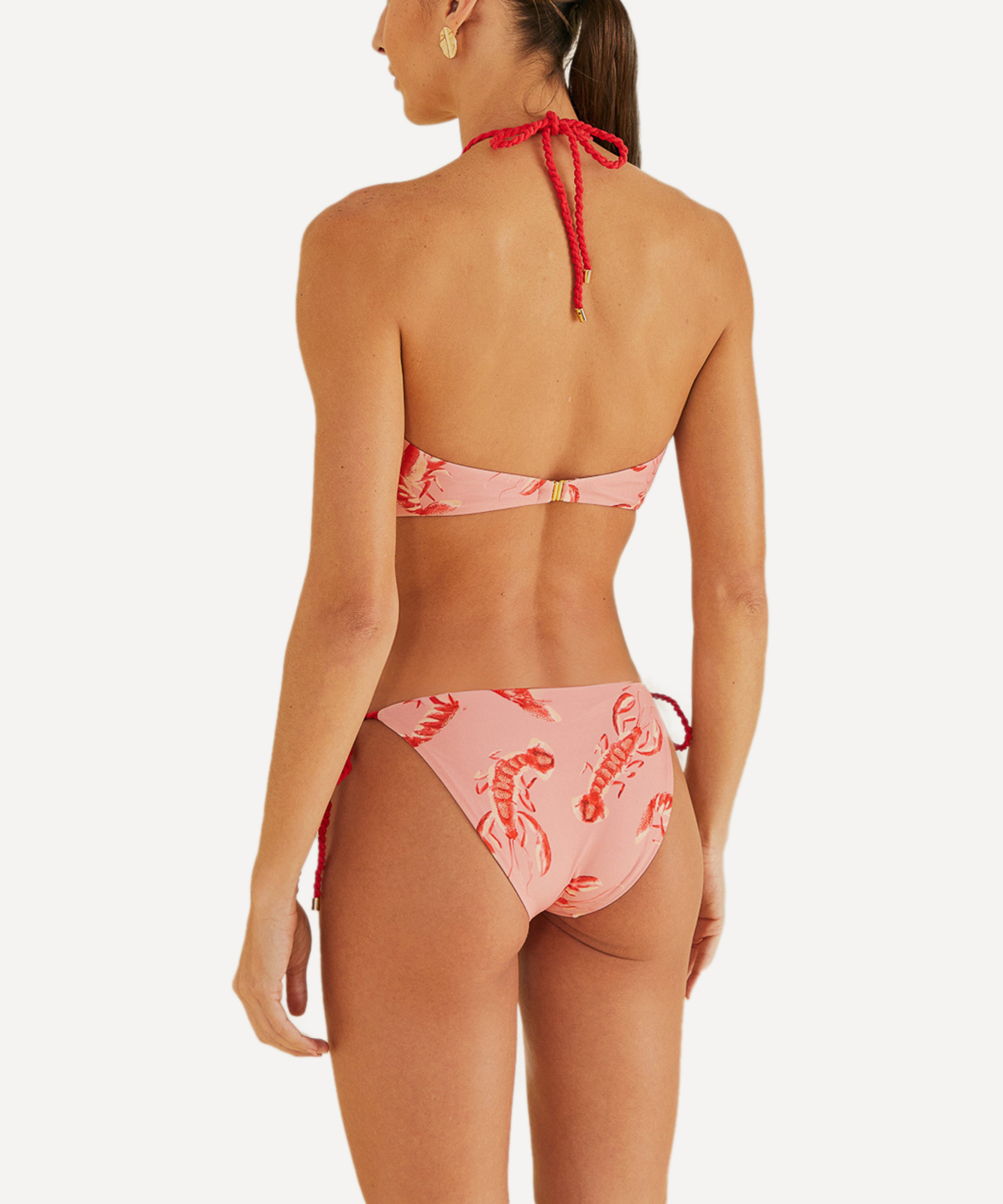 FARM Rio - Lobsters Tie Side Bikini Bottoms image number 1