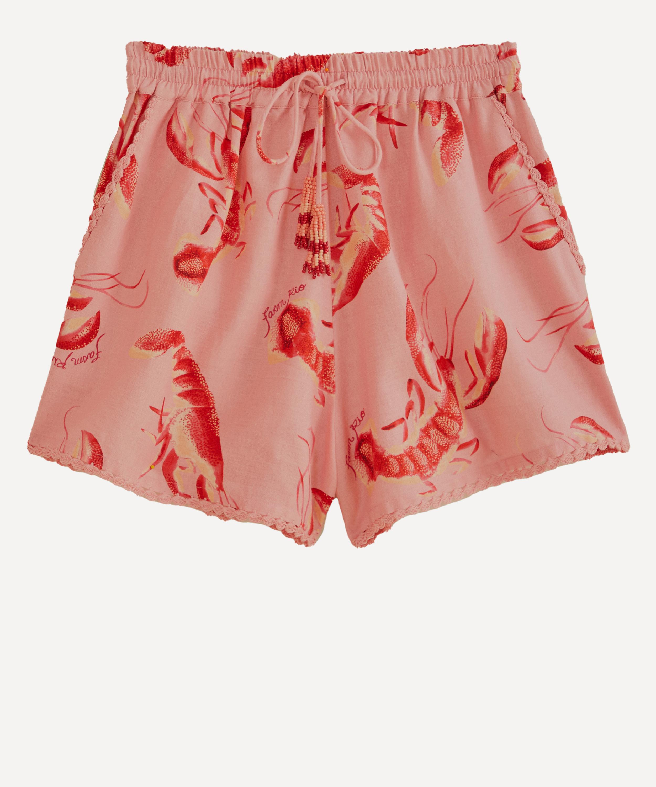 FARM Rio - Pink Lobsters Shorts  image number 0