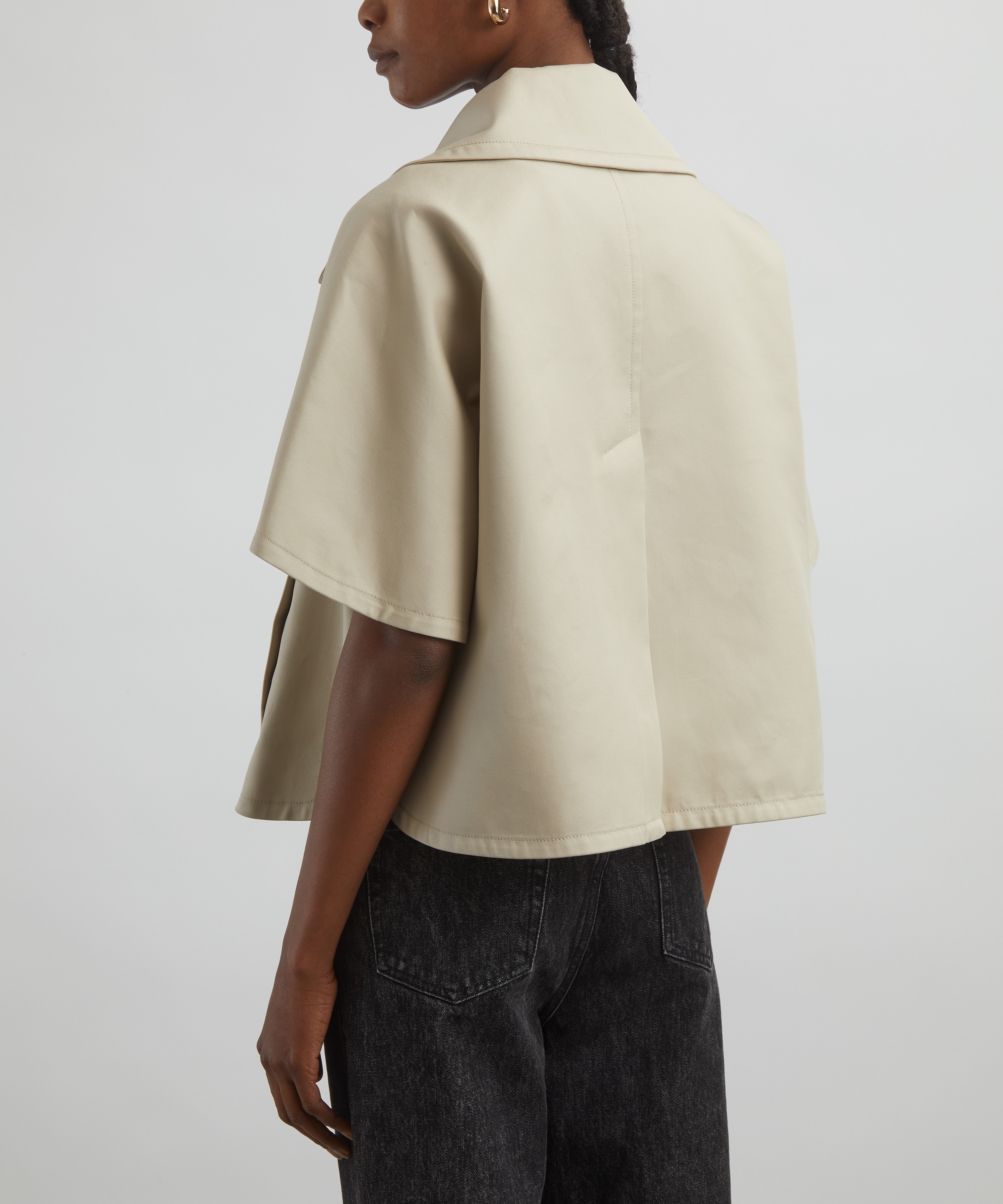 Max Mara - Veggia Cotton Gabardine Cape image number 3