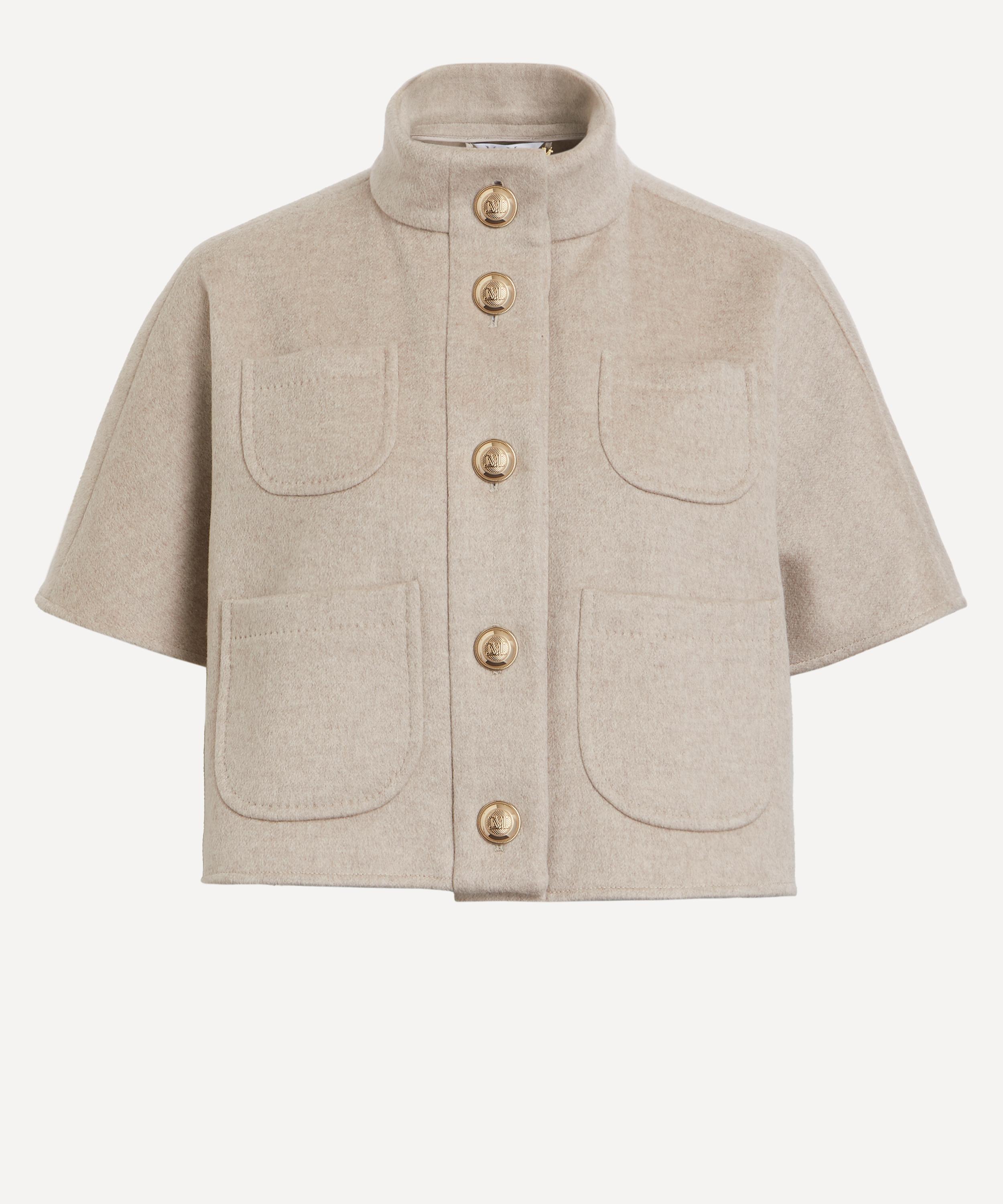 Max Mara - Cropped Cashmere Cape image number 0