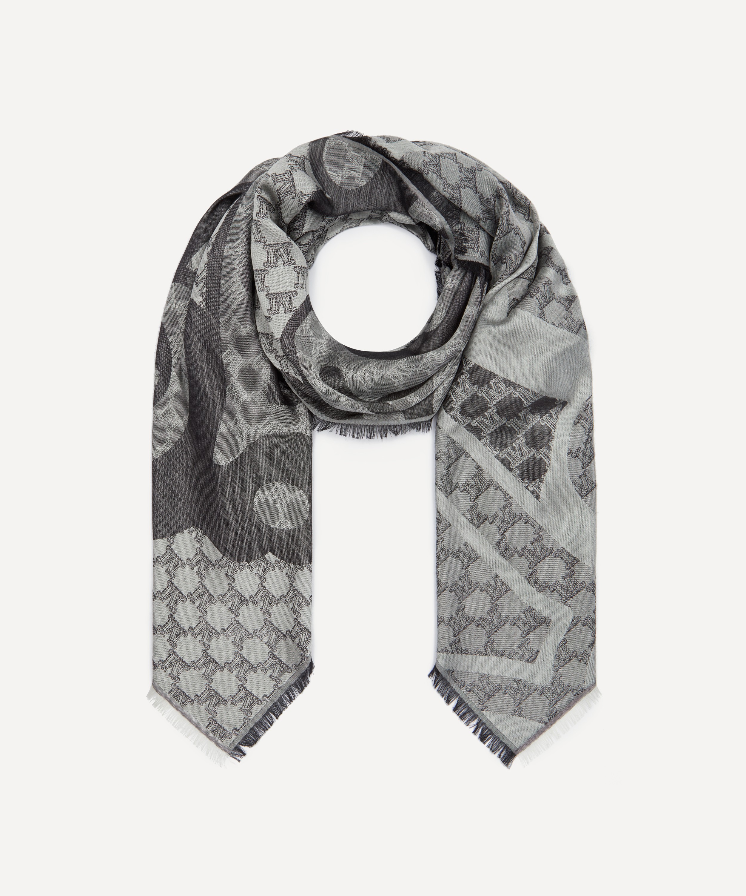 Max Mara - Acinoso Wool-Silk Scarf image number 0