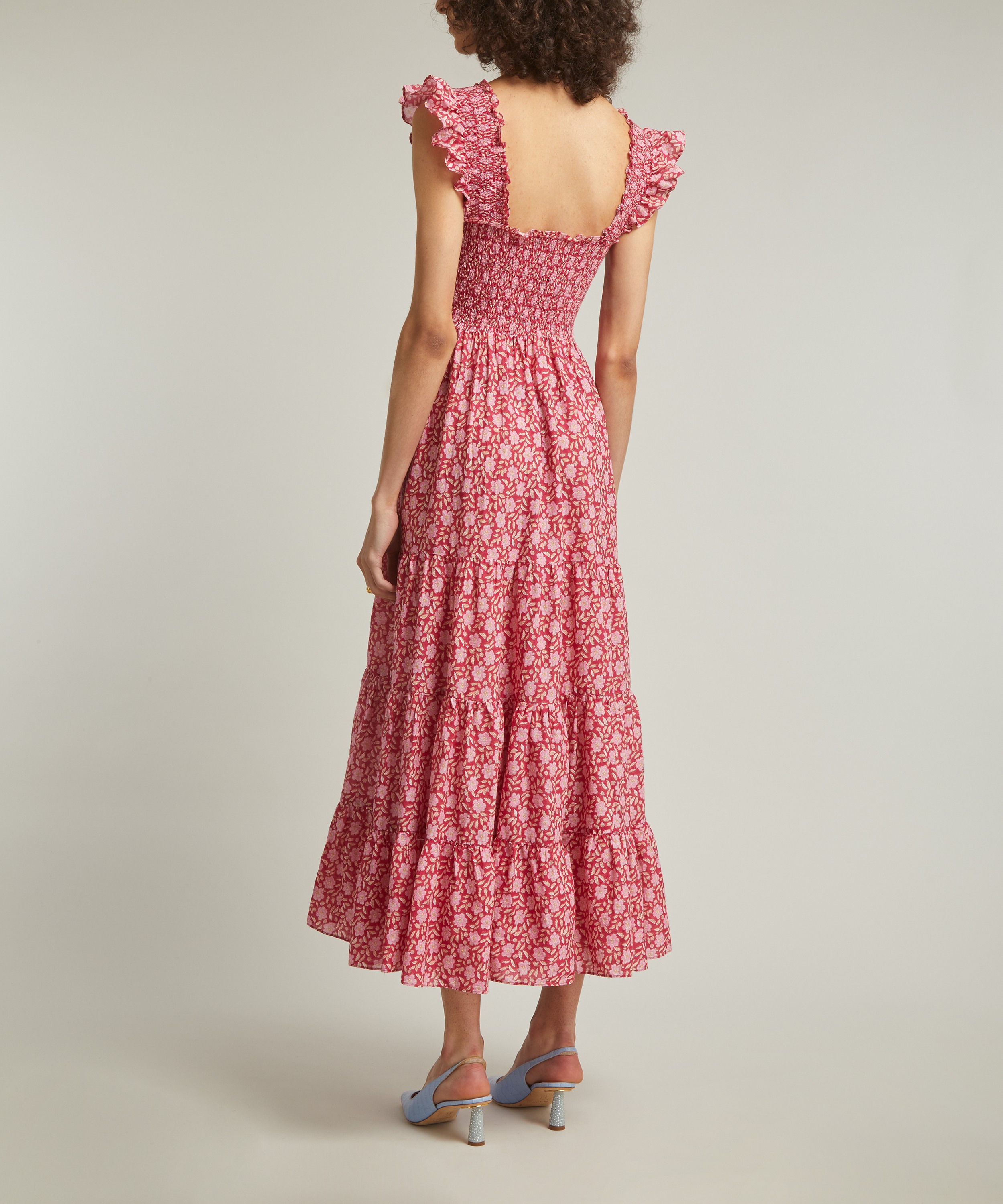 RIXO - Kendal Cotton Midi Dress image number 3
