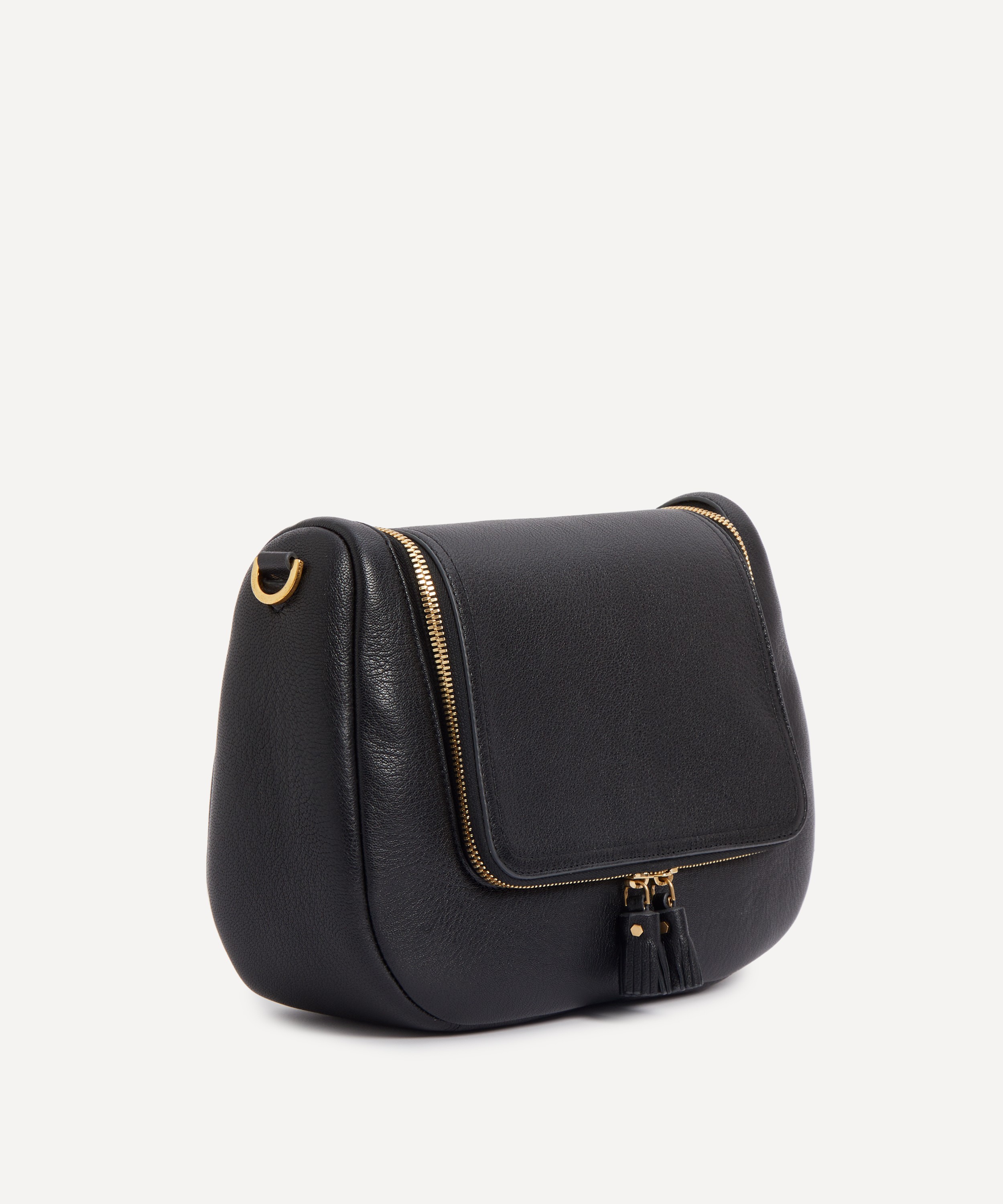 Anya Hindmarch - Small Vere Soft Satchel Black Crossbody Bag image number 2