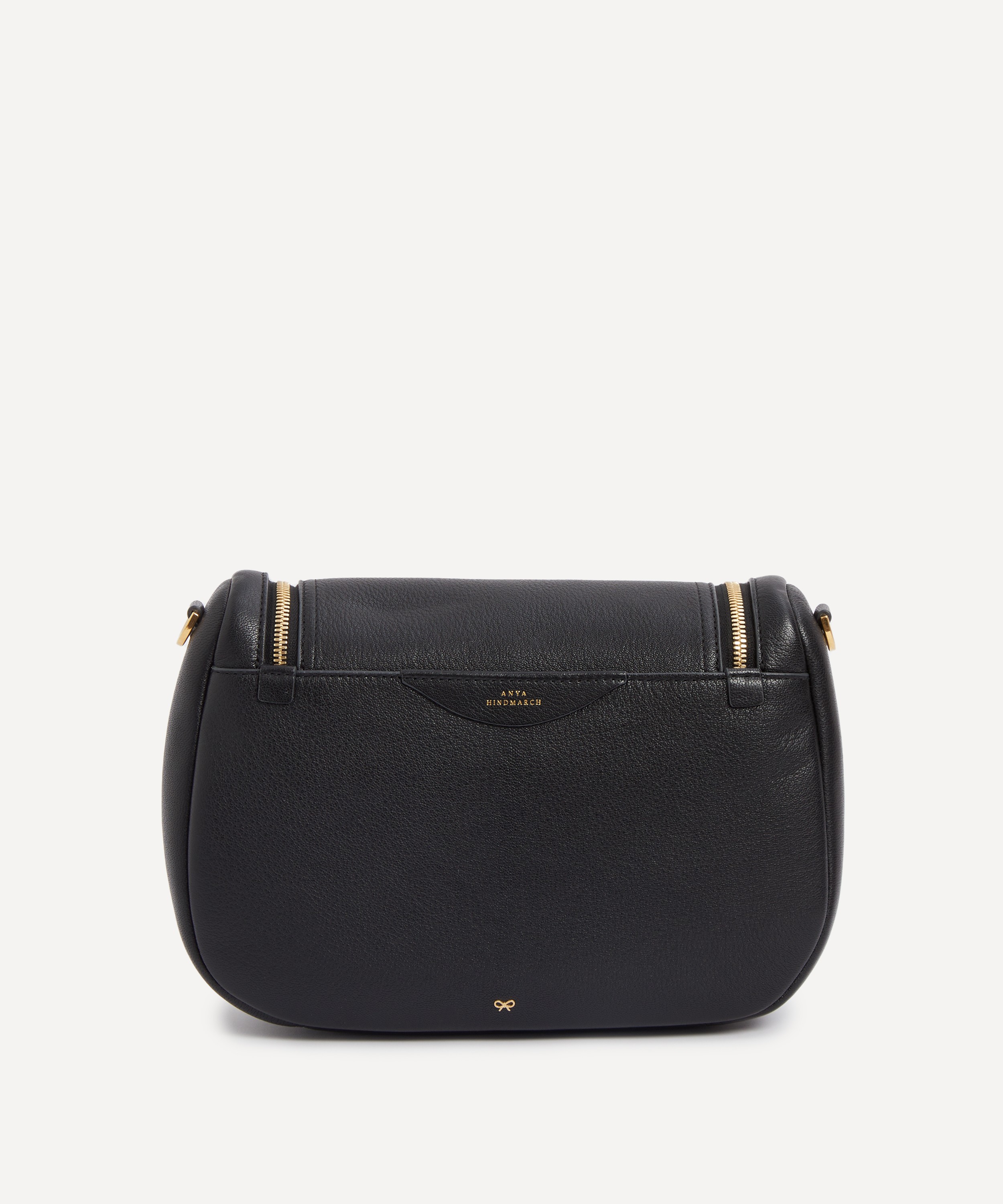 Anya Hindmarch - Small Vere Soft Satchel Black Crossbody Bag image number 3