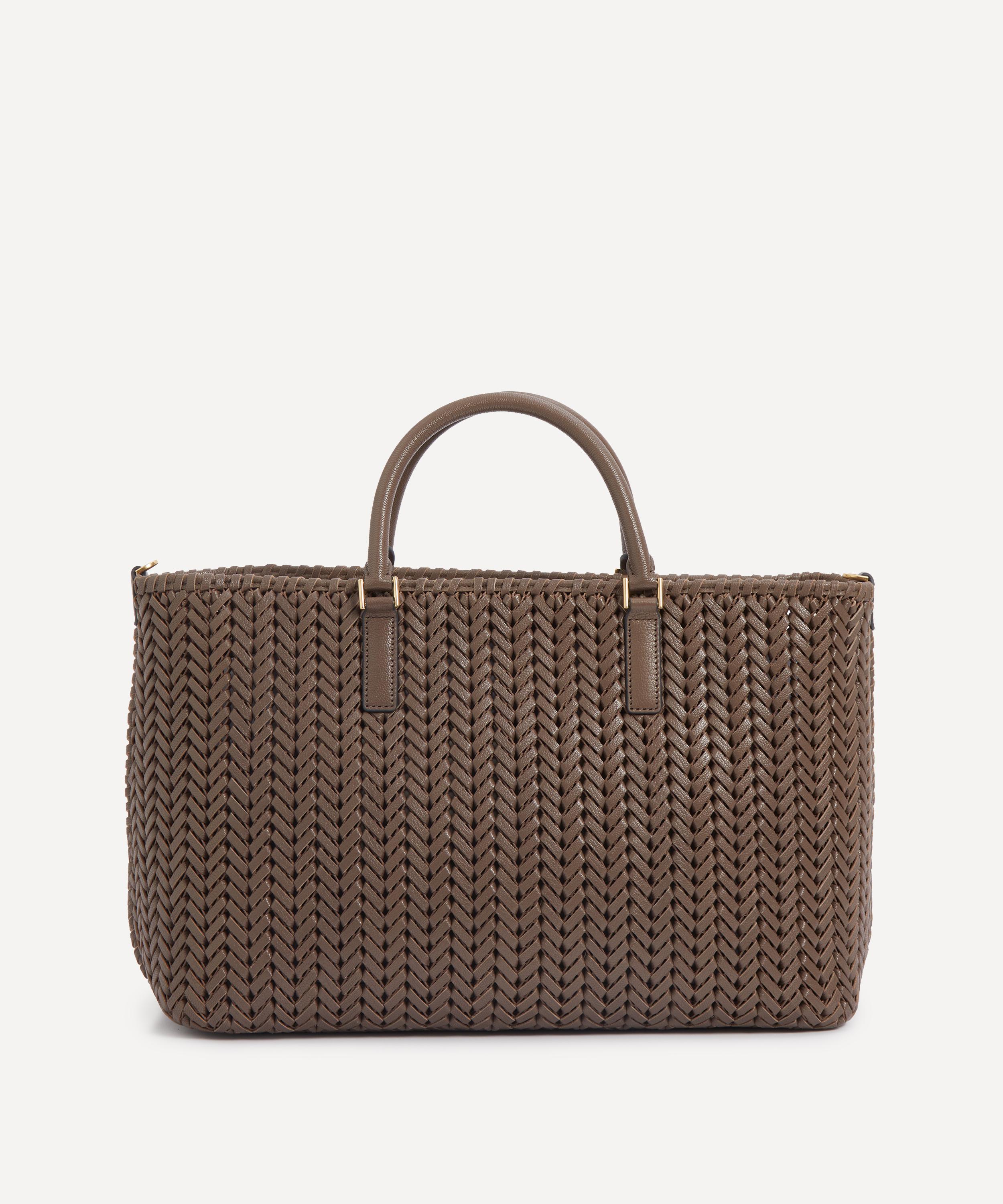 Anya Hindmarch - Neeson Woven Leather Pocket Tote Bag image number 3