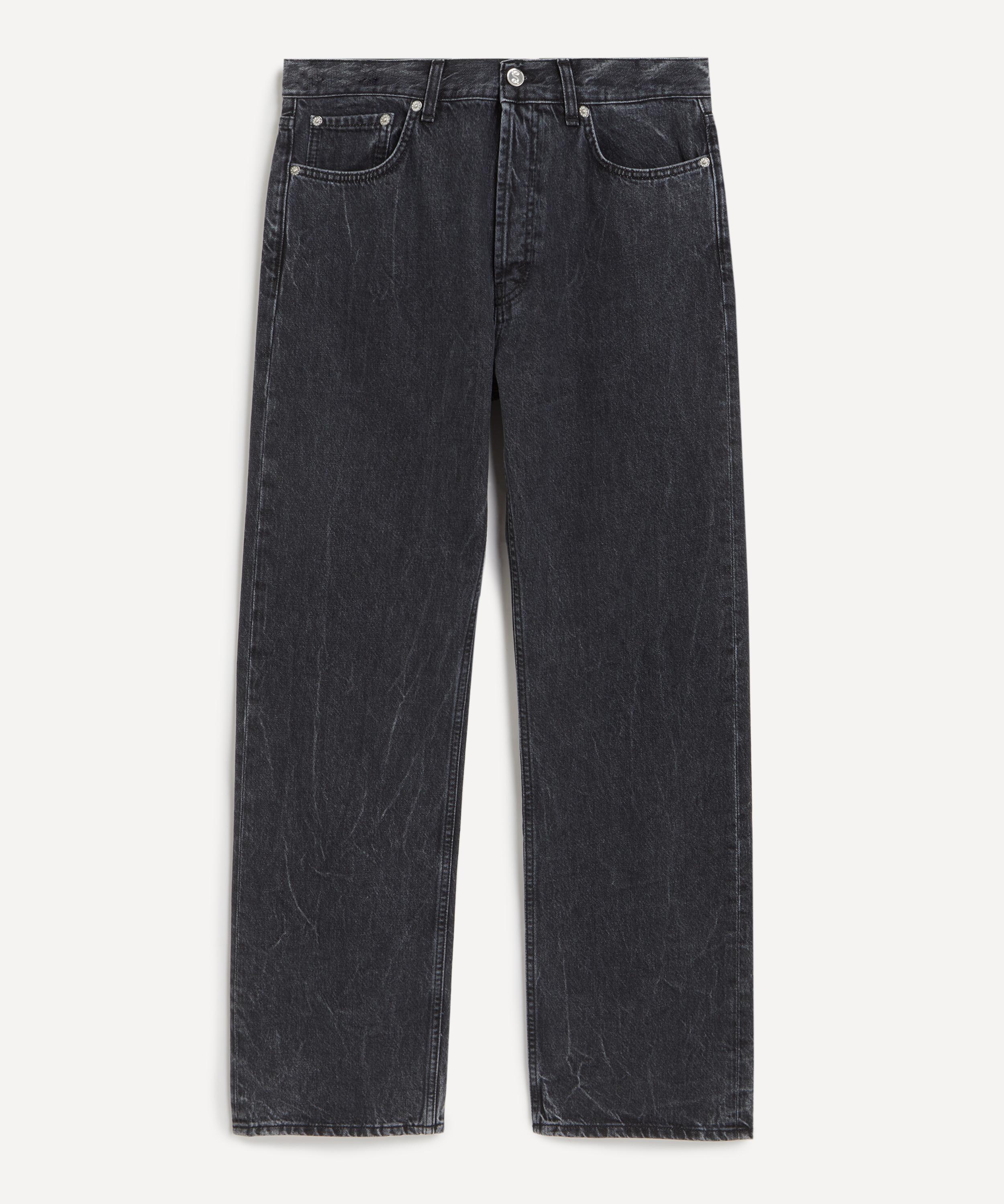 Séfr - Classic Cut Black Marble Jeans image number 0