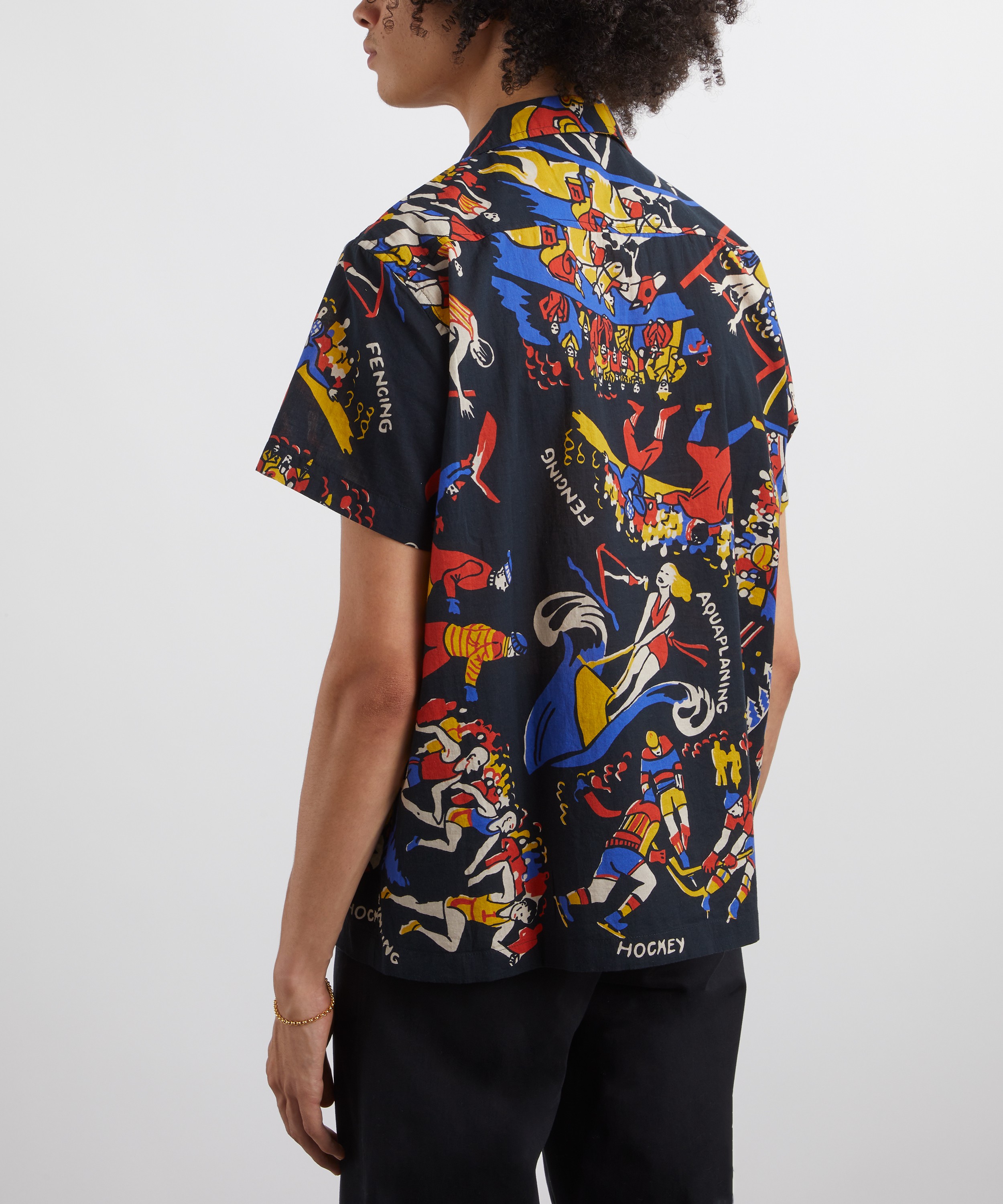 Bode - Pastimes Short Sleeve Shirt image number 3