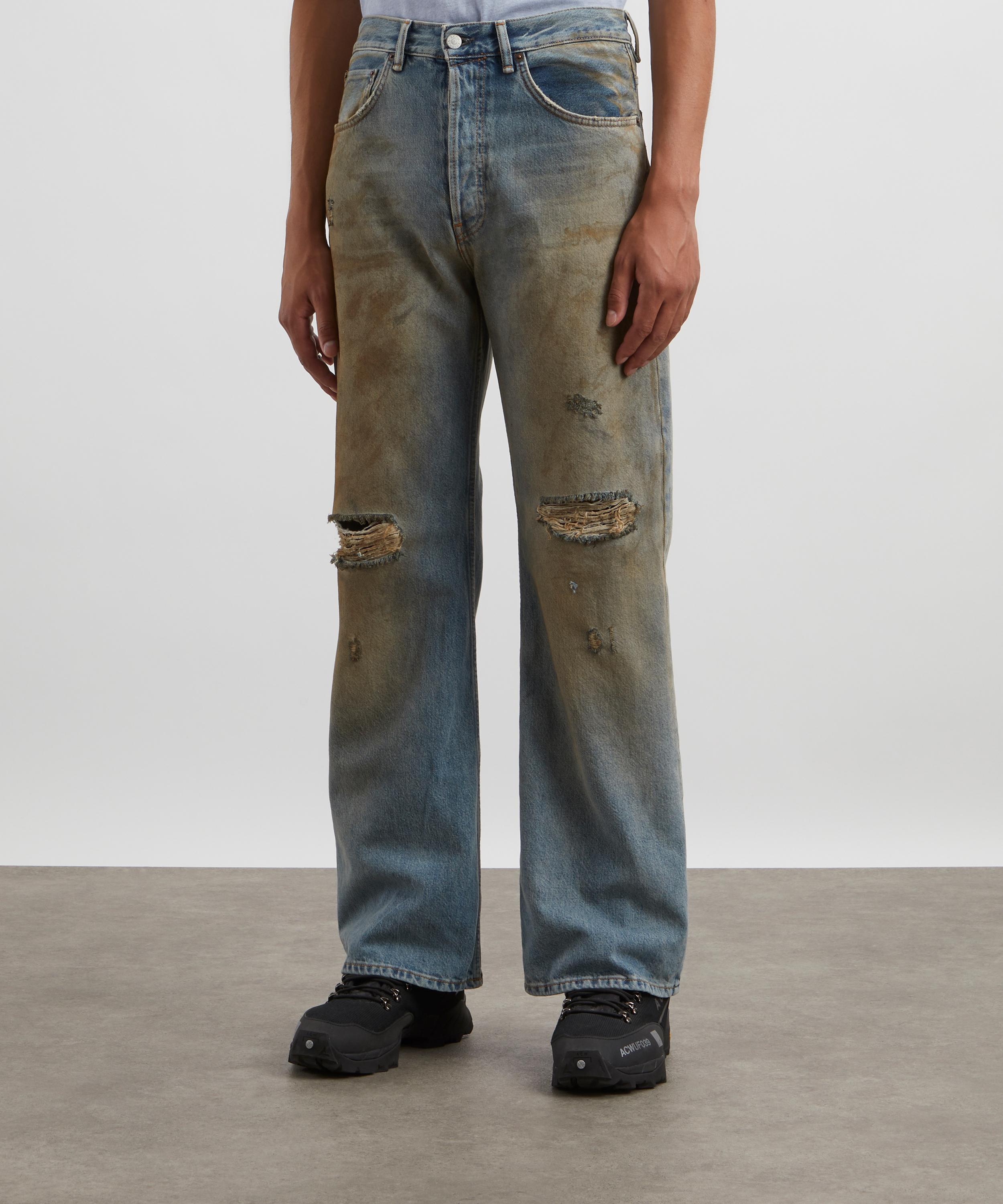 Acne Studios - Mid Blue Loose Fit 2021M Jeans image number 2