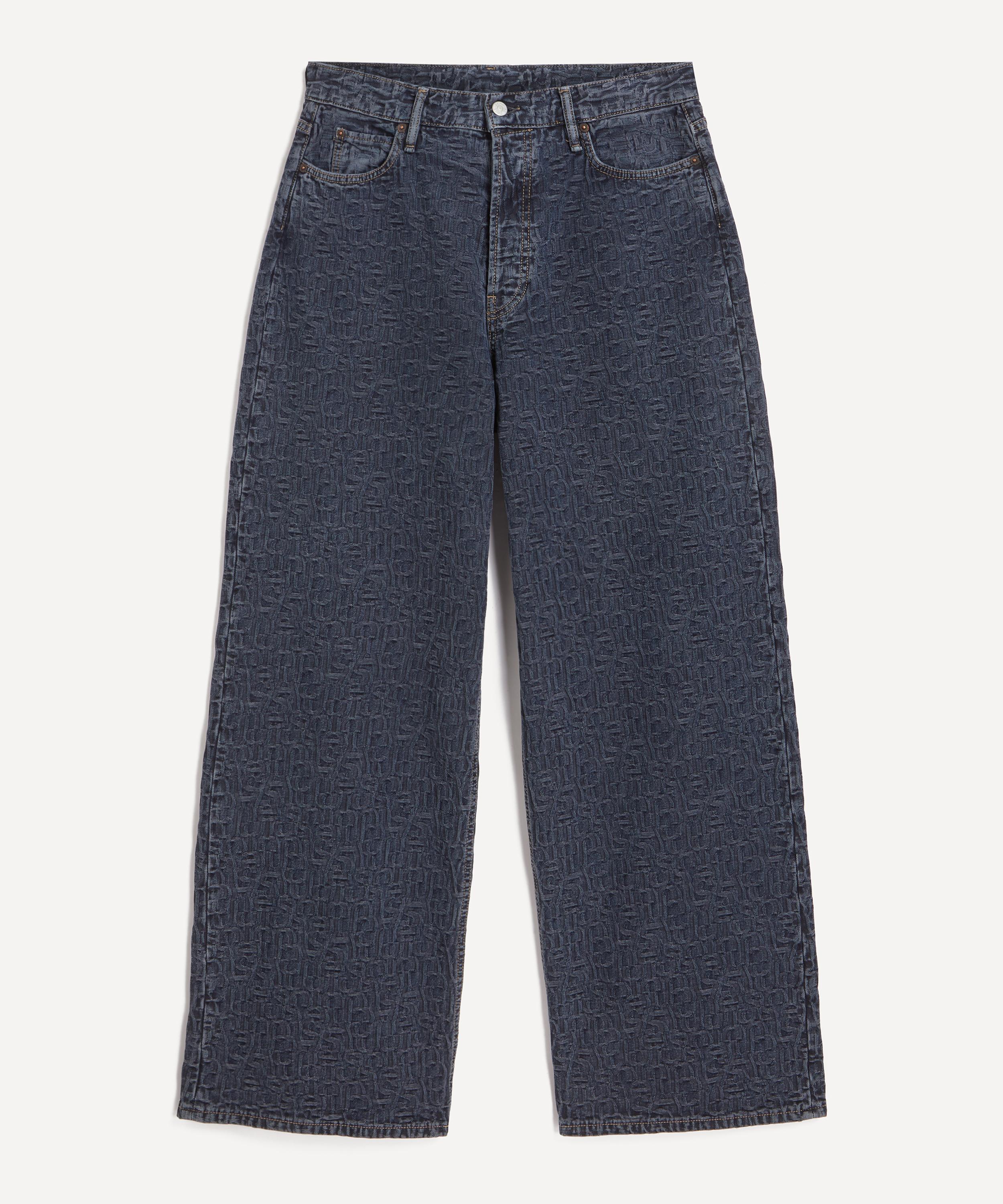 Acne Studios - Baggy Fit 1981M Monogram Jeans image number 0