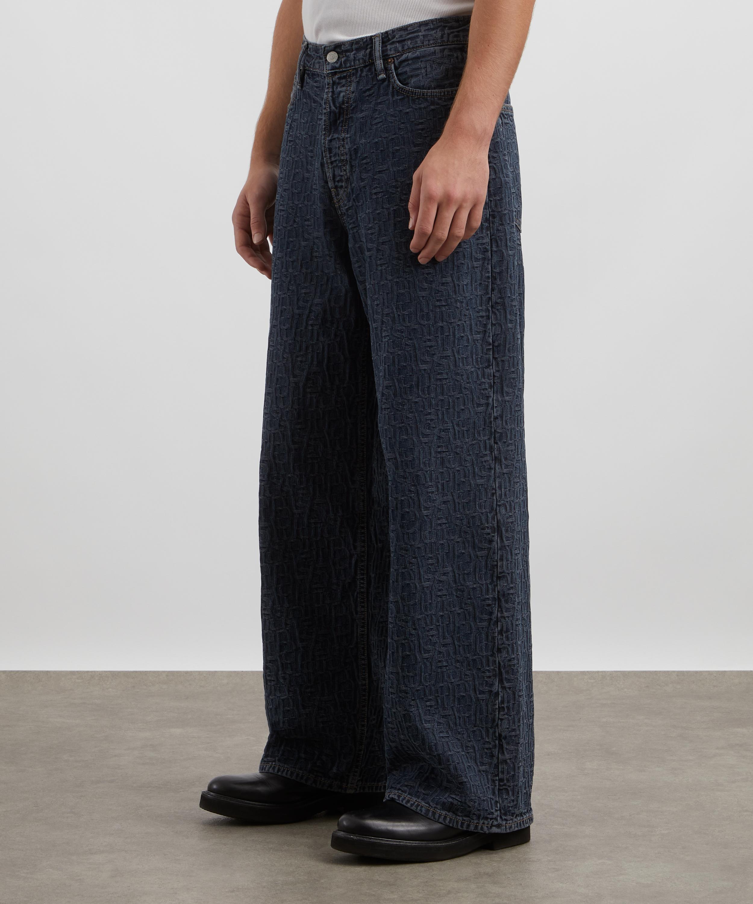 Acne Studios - Baggy Fit 1981M Monogram Jeans image number 2