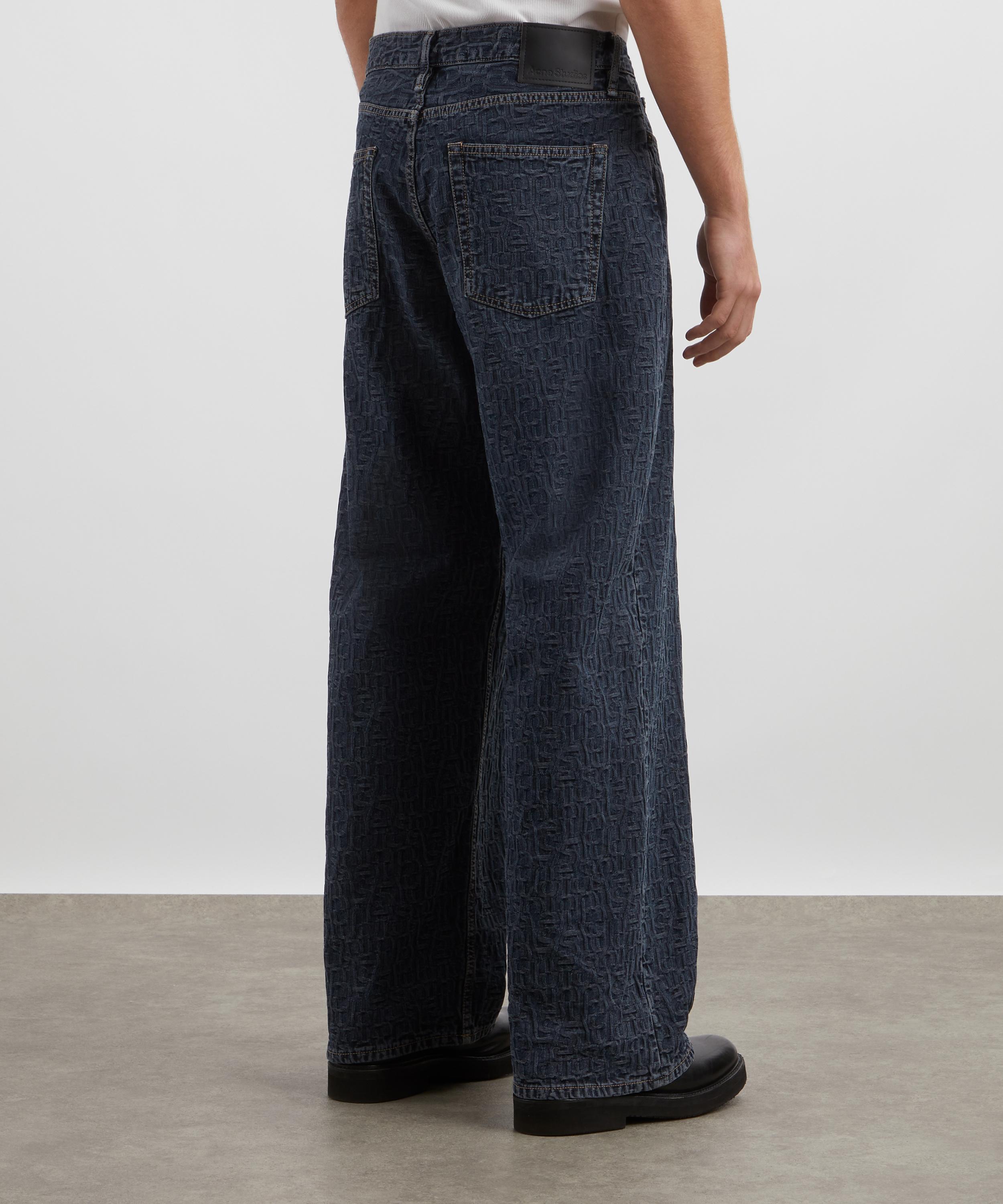 Acne Studios - Baggy Fit 1981M Monogram Jeans image number 3