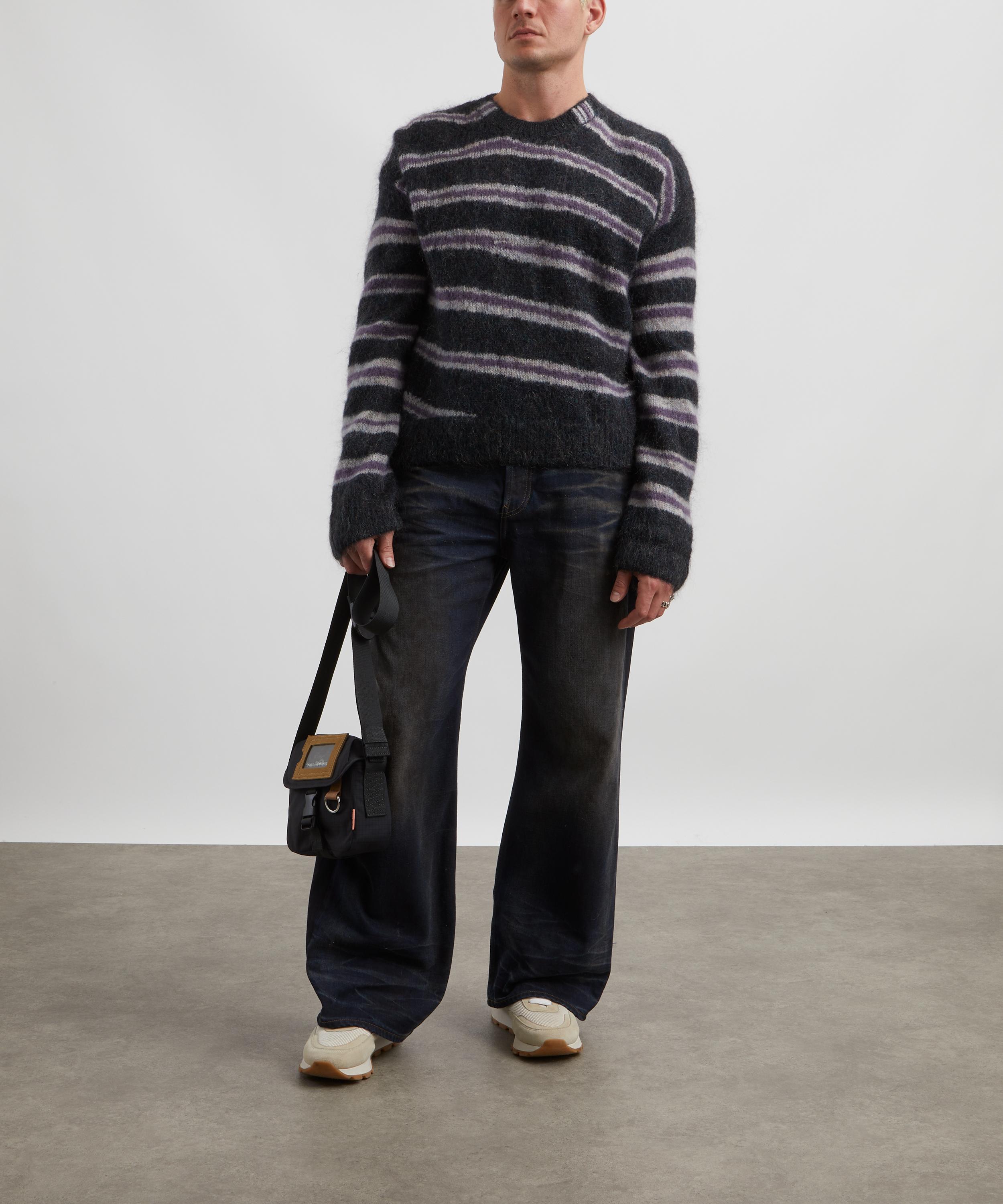 Acne Studios - Mohair-Blend Stripe Jumper image number 1