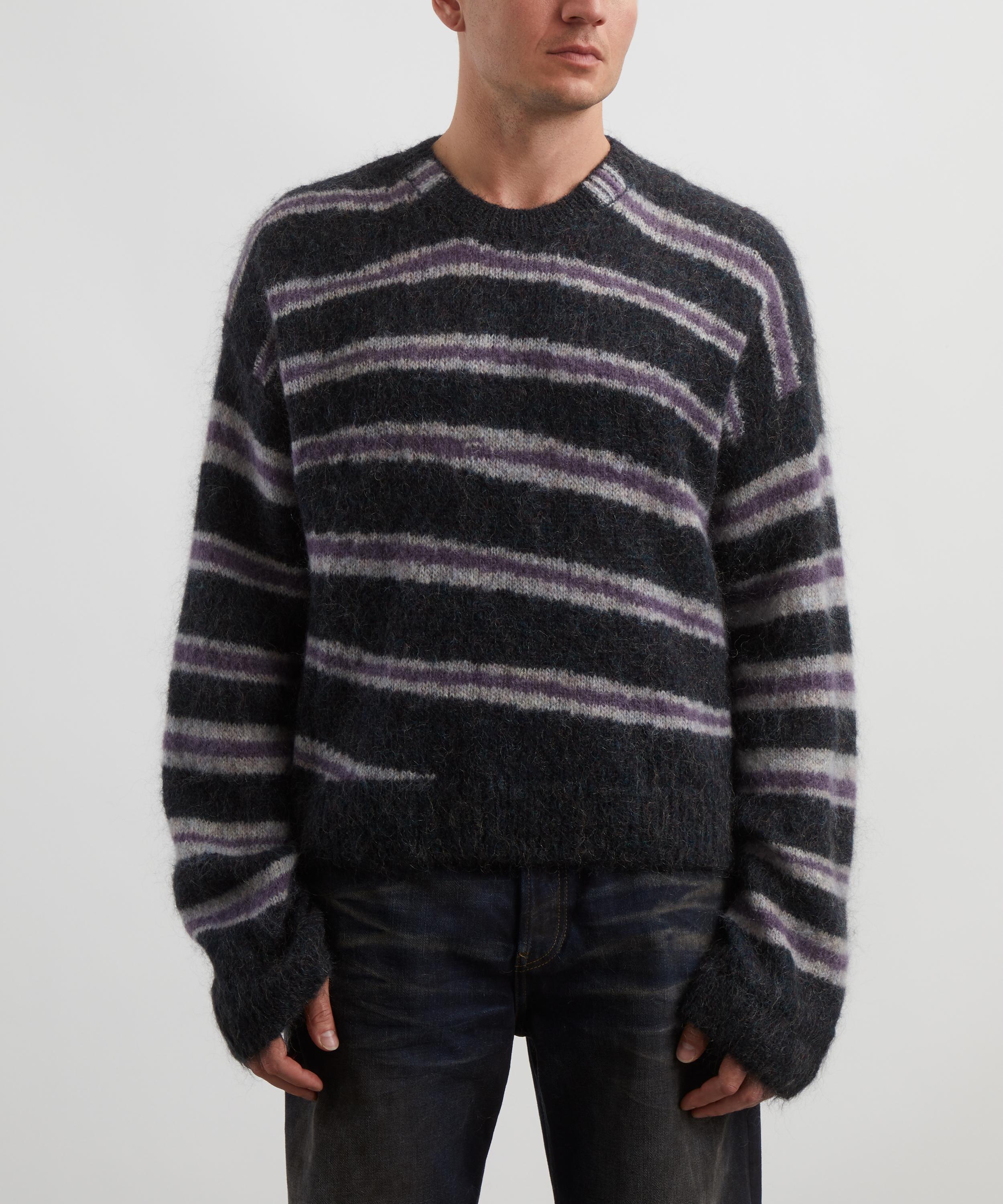 Acne Studios - Mohair-Blend Stripe Jumper image number 2