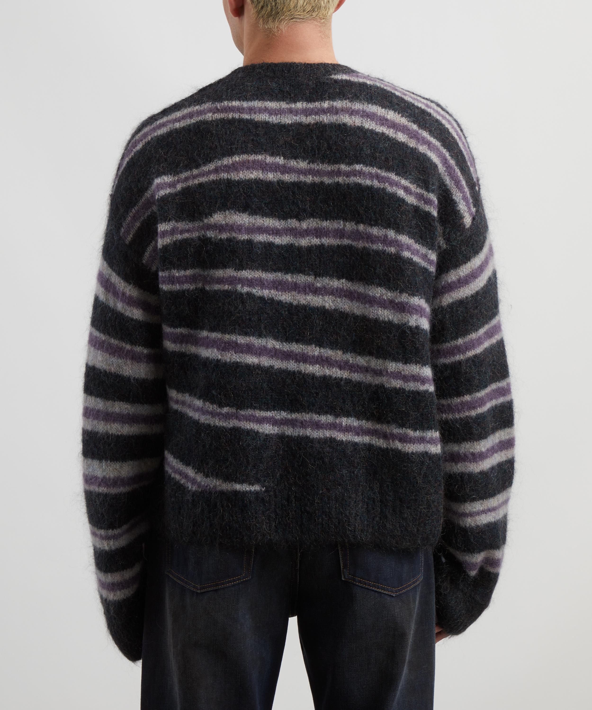 Acne Studios - Mohair-Blend Stripe Jumper image number 3