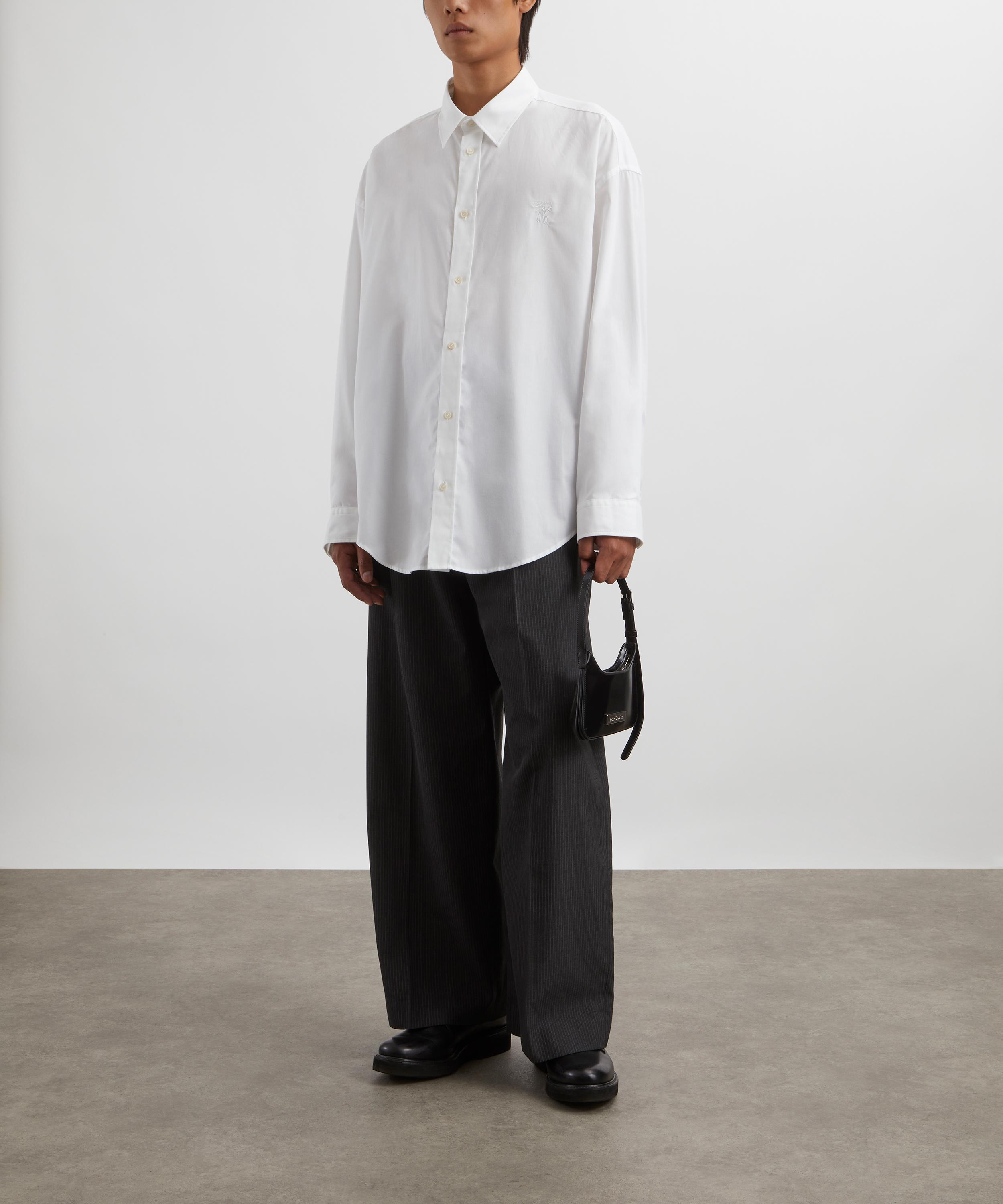 Acne Studios - Bow-Embroidered Long Sleeve Shirt image number 1