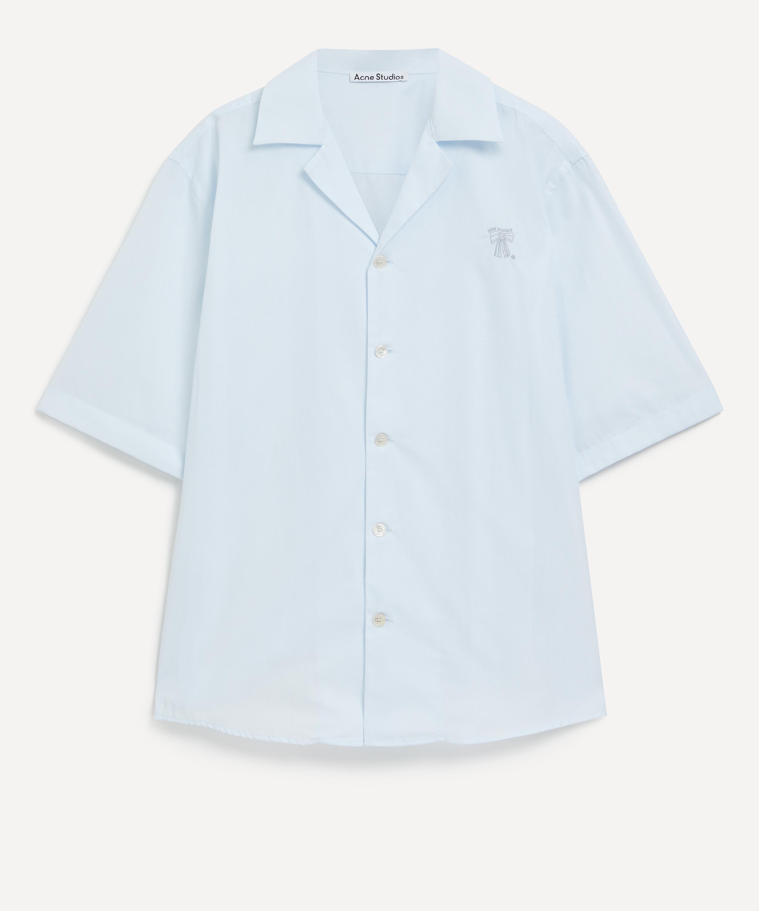 Acne Studios - Bow-Embroidered Button-Up Shirt image number 0