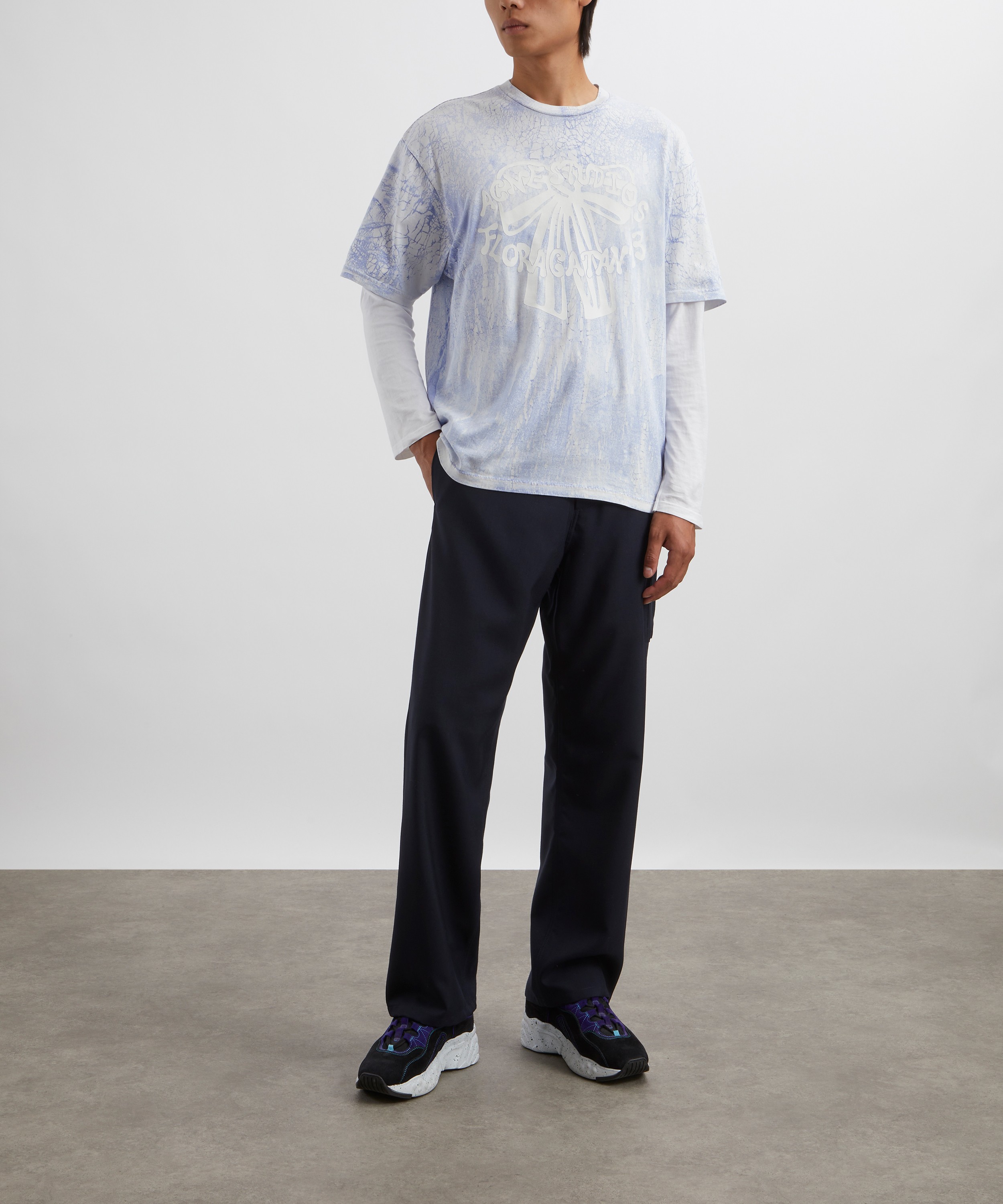 Acne Studios - Plaster Print Crew Neck T-Shirt image number 1