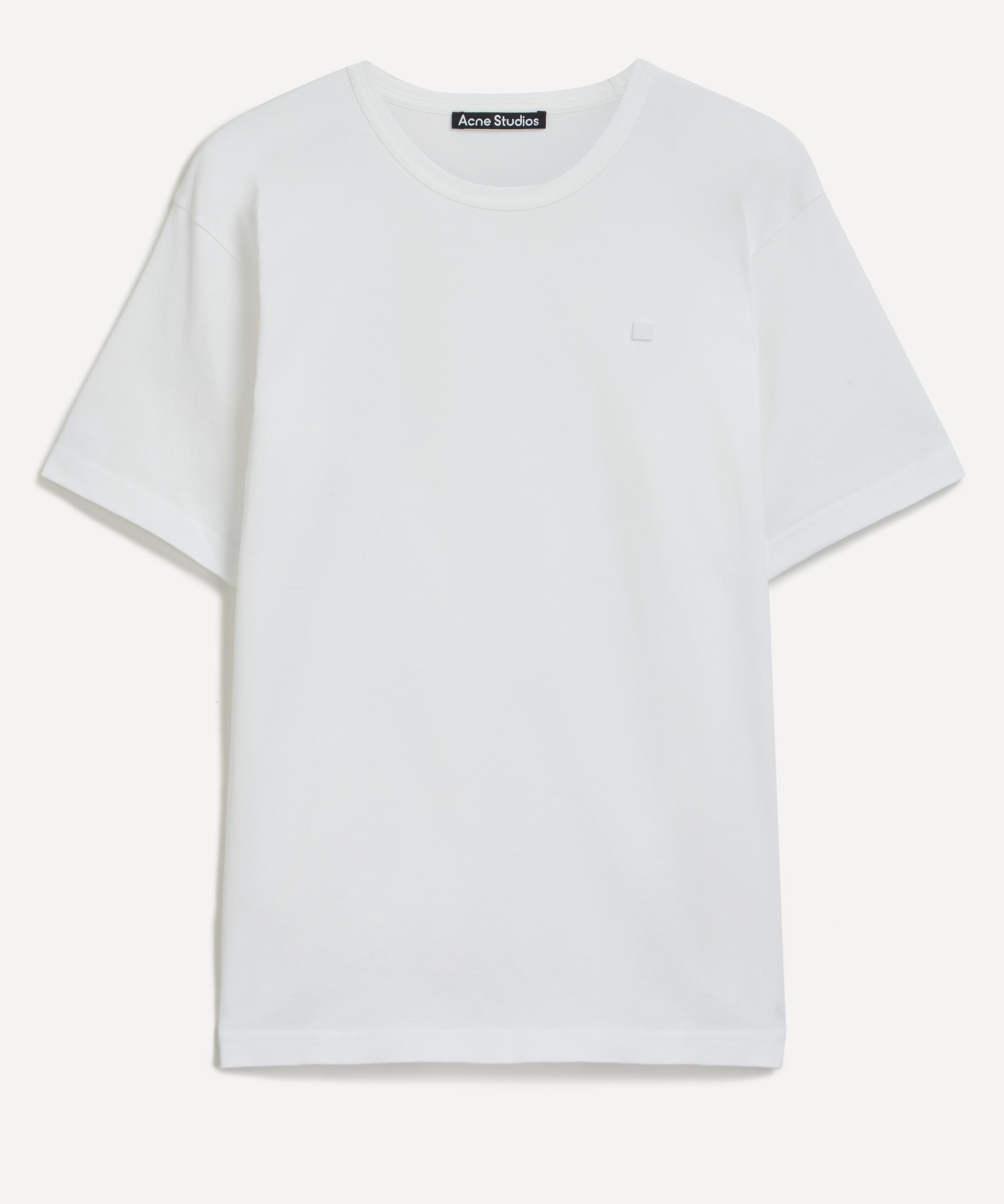 Acne Studios - White Regular Fit Crew Neck T-Shirt image number 0