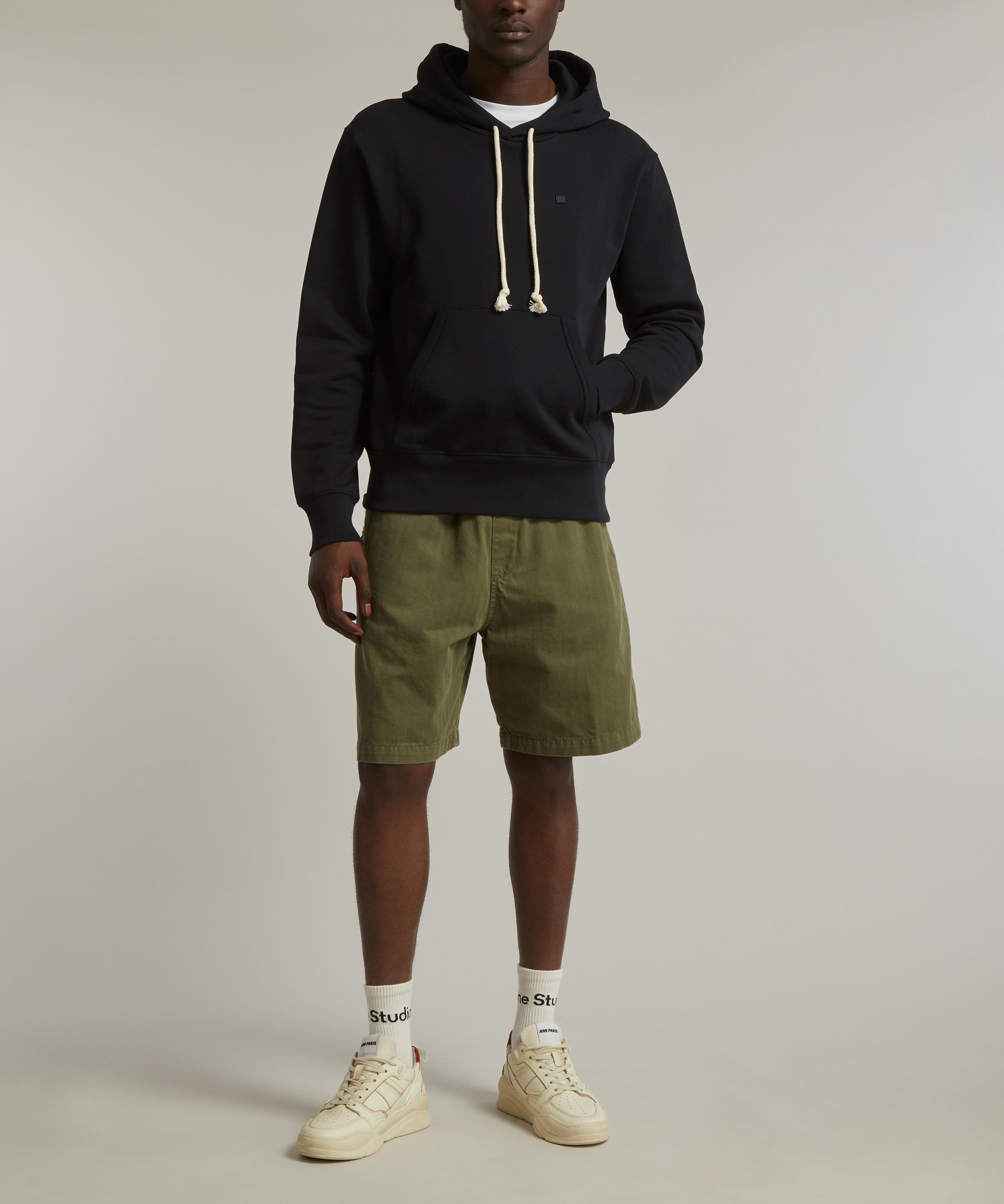 Acne Studios - Regular Fit Face Logo Hooded Sweatshirt image number 1