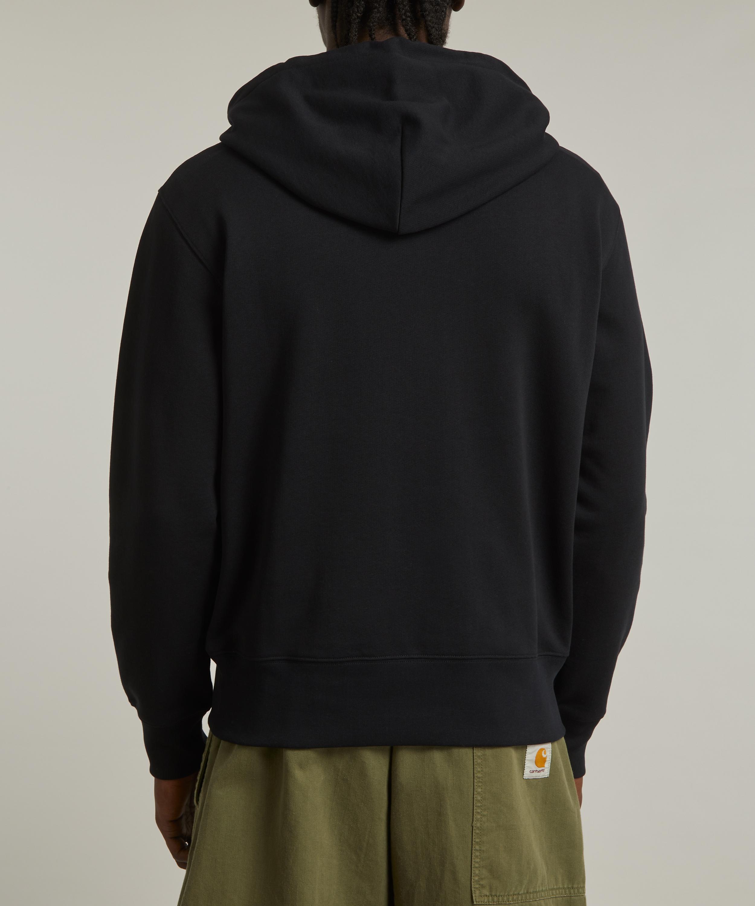 Acne Studios - Regular Fit Face Logo Hooded Sweatshirt image number 3