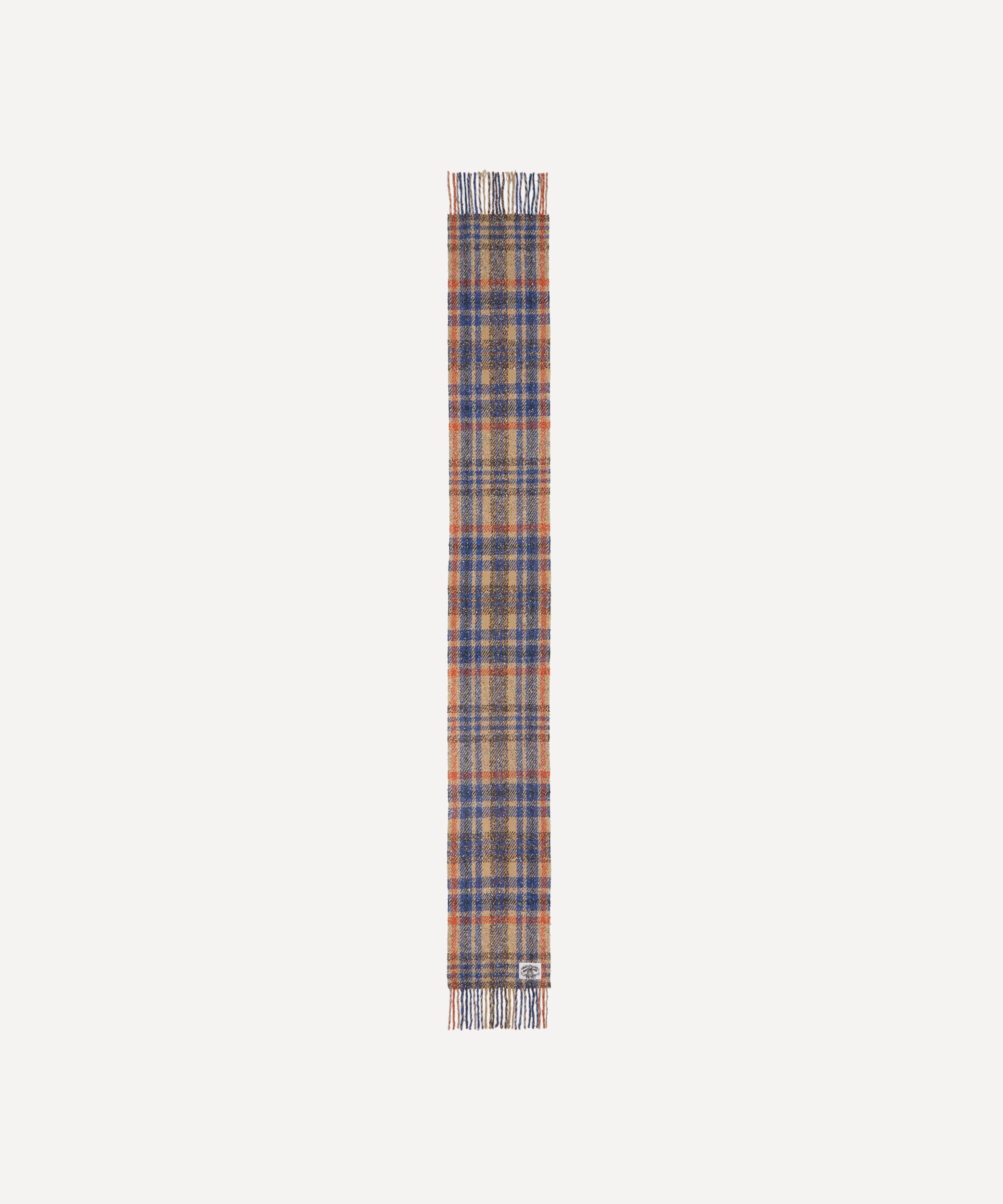 Acne Studios - Plaid Fringe Scarf image number 1