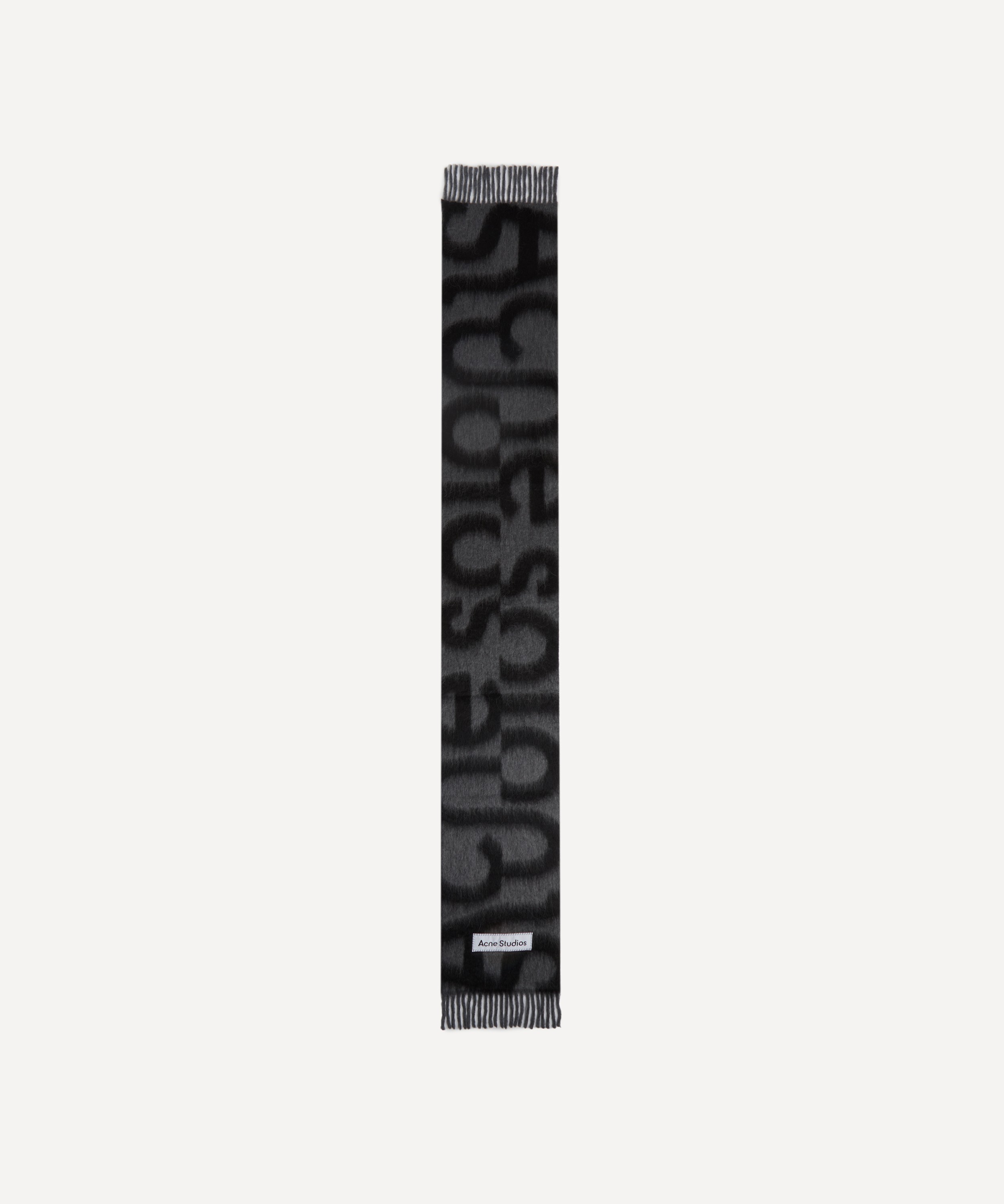 Acne Studios - Wool-Alpaca Logo Scarf image number 0