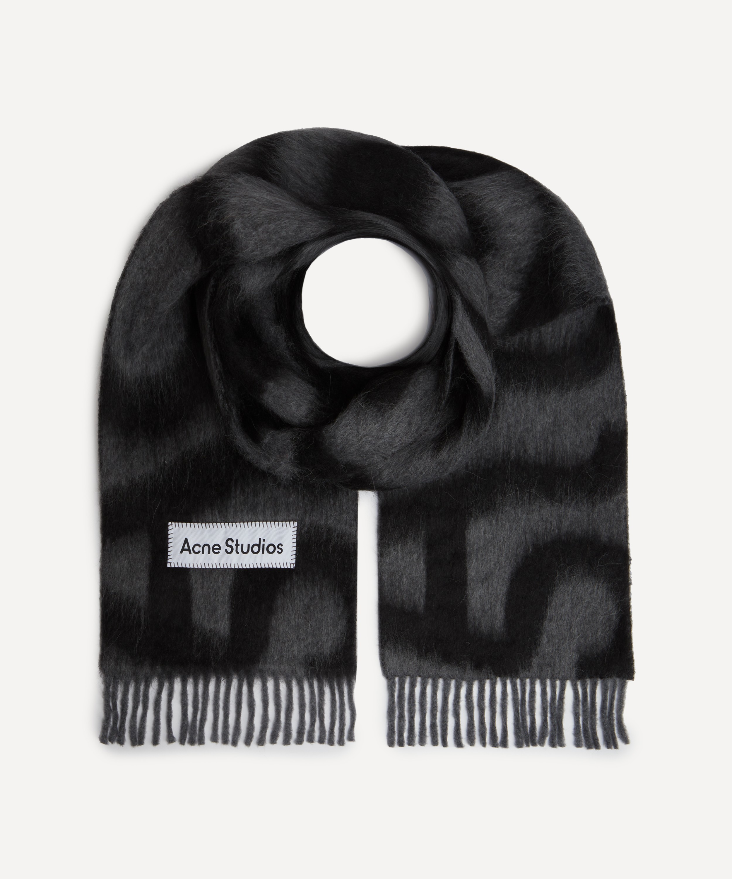 Acne Studios - Wool-Alpaca Logo Scarf image number 1