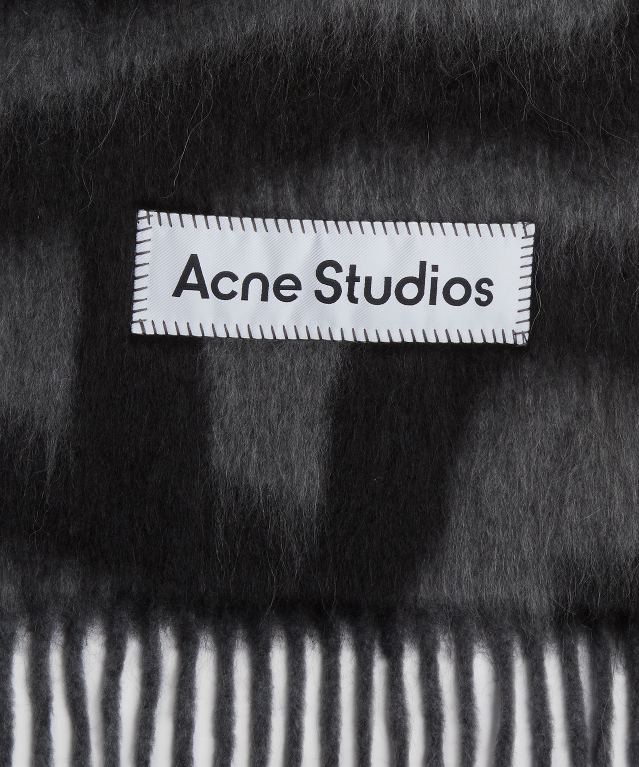 Acne Studios - Wool-Alpaca Logo Scarf image number 2