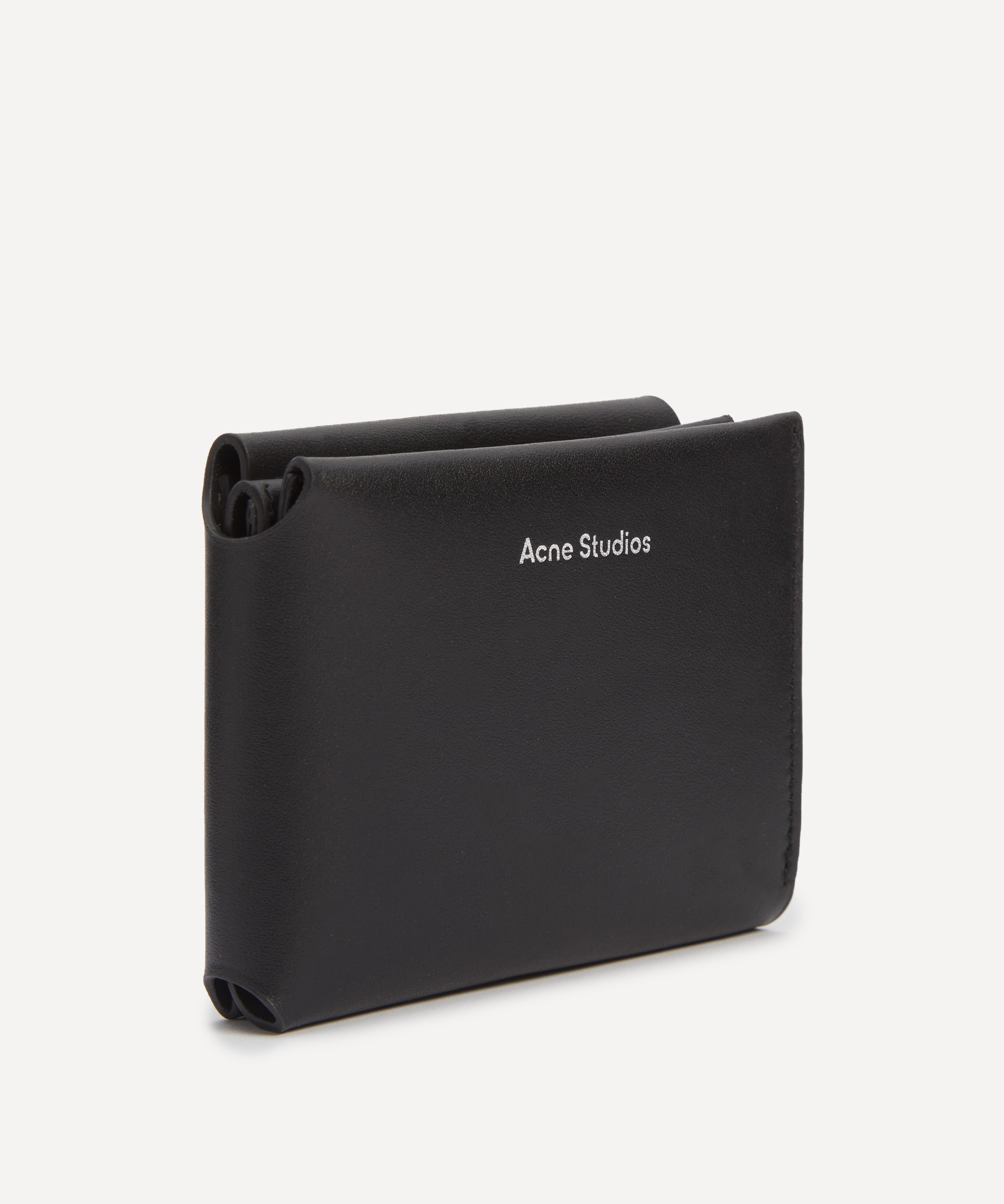 Acne Studios - Trifold Leather Wallet image number 1