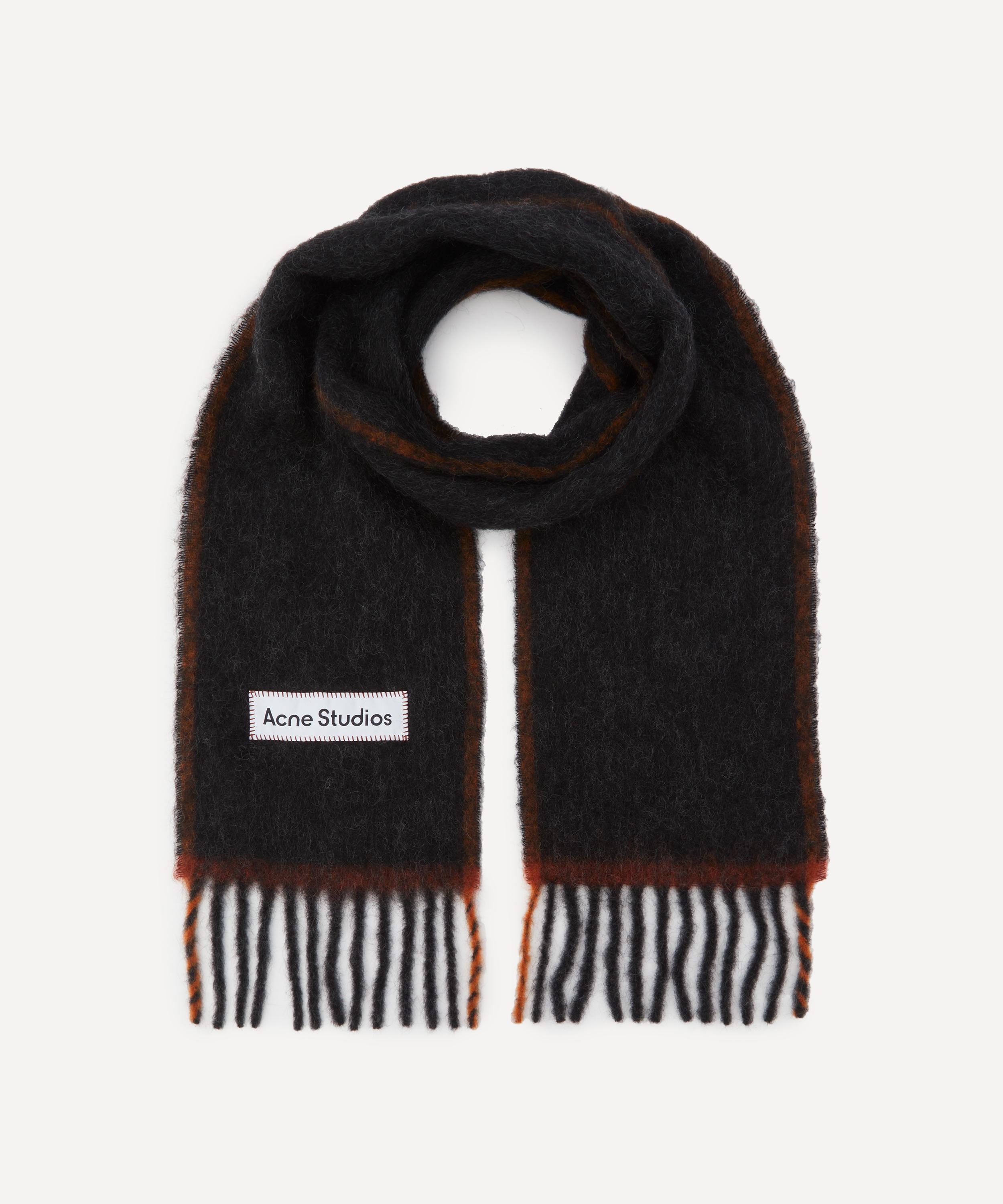 Acne Studios - Narrow Wool-Mohair Scarf image number 