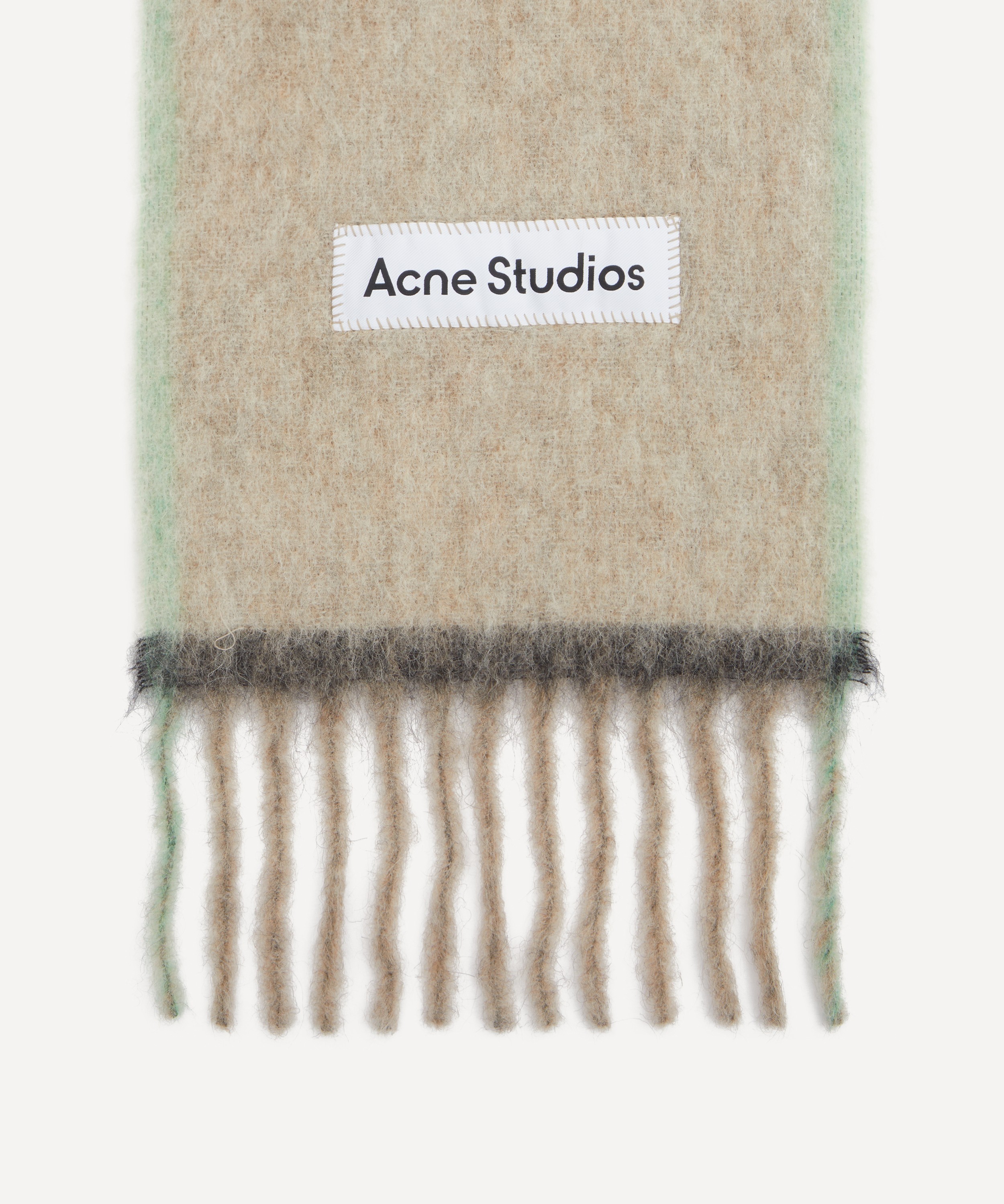 Acne Studios - Narrow Wool-Mohair Scarf image number 2