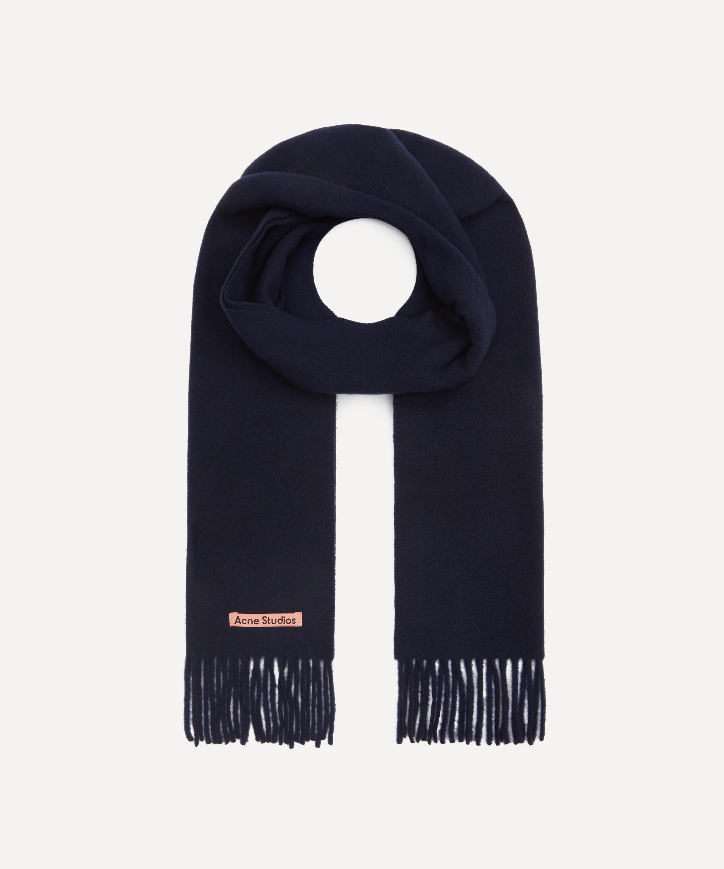 Acne Studios - Skinny Fringe Wool Scarf image number 0