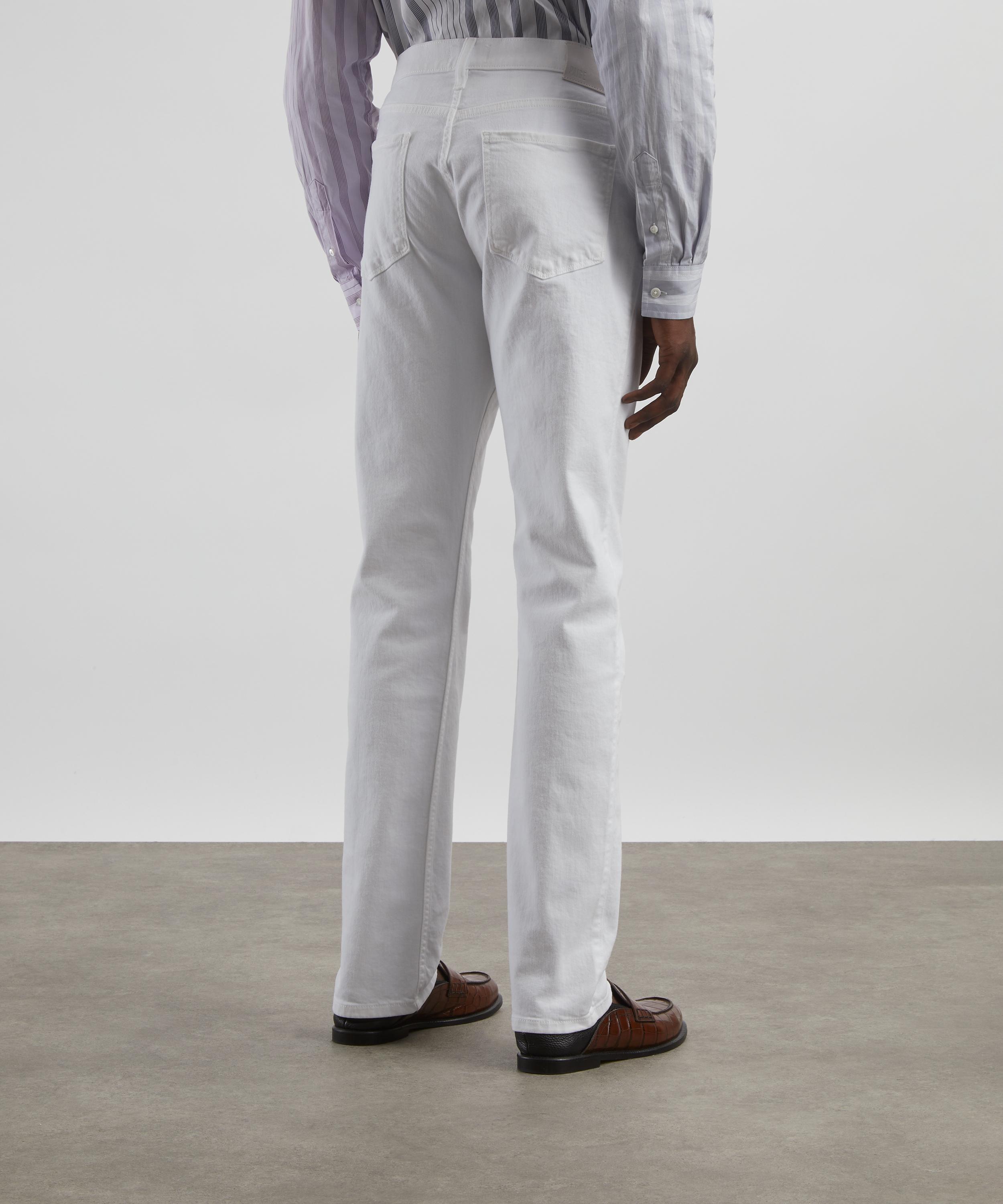 Paige - Normandie Crisp White Straight Fit Jeans image number 3