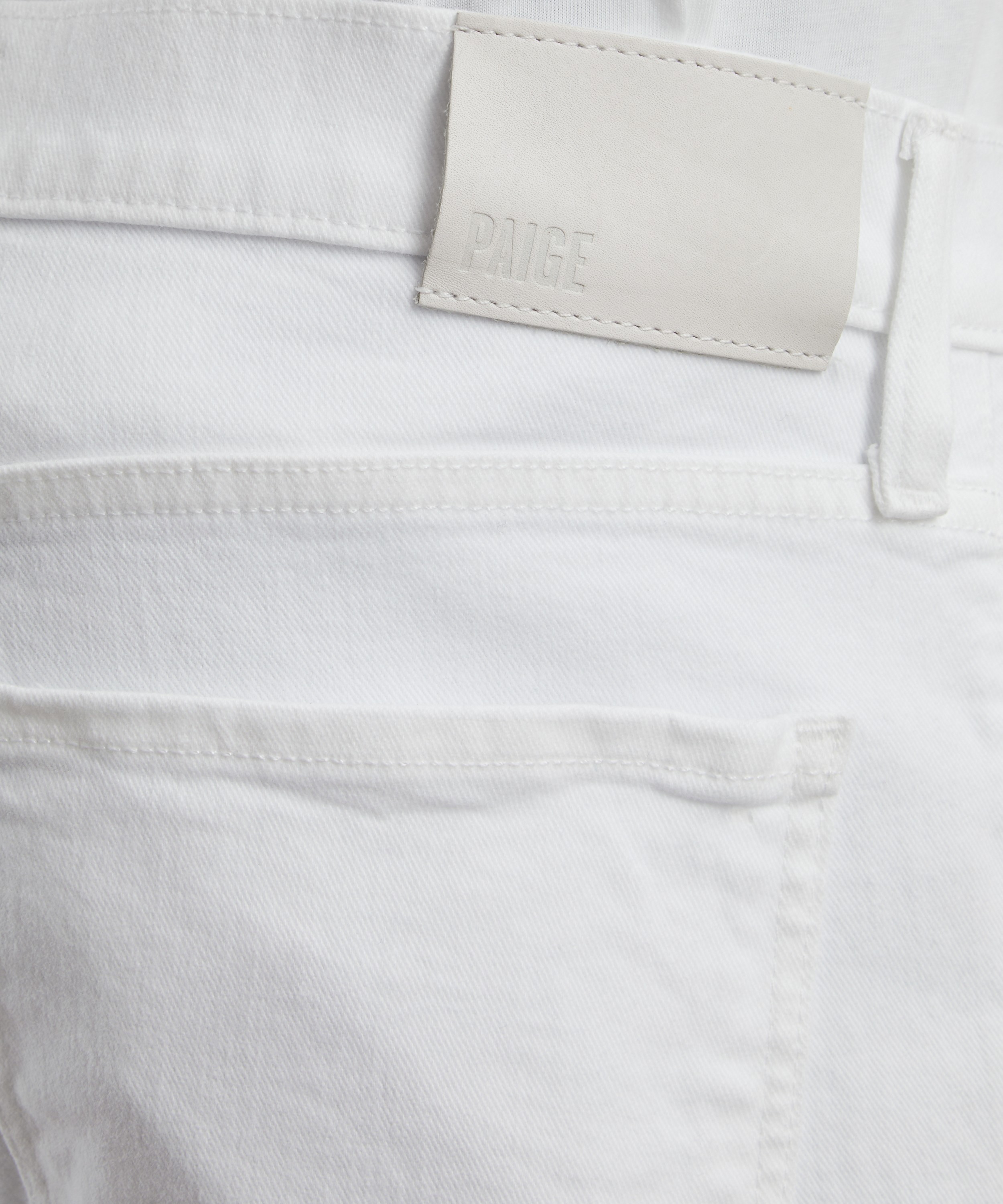 Paige - Normandie Crisp White Straight Fit Jeans image number 4