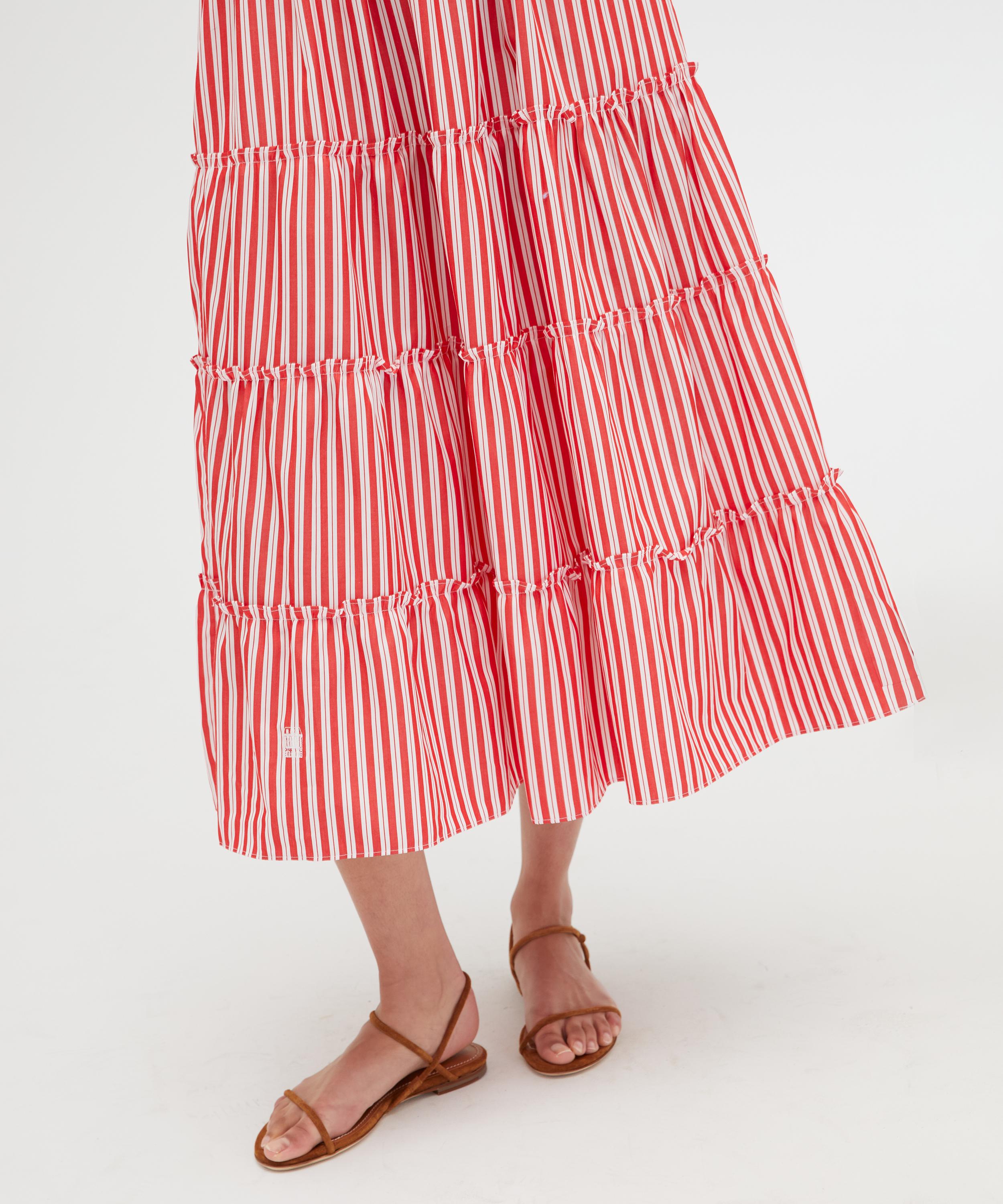 Hill House Home - Ellie Nap Dress in Red Stripe image number 2