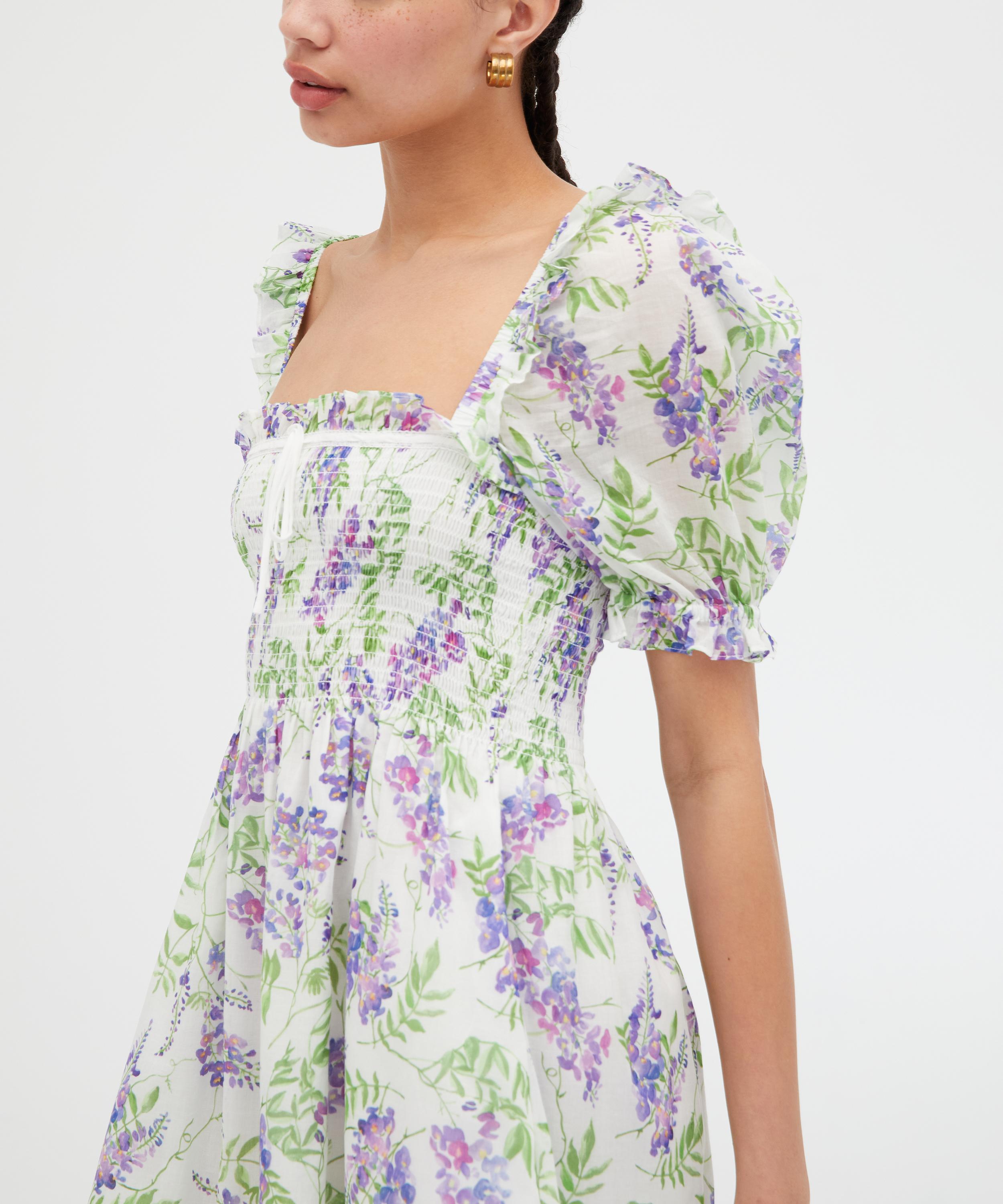 Hill House Home - Mini Scarlett Nap Dress in Wisteria image number 4