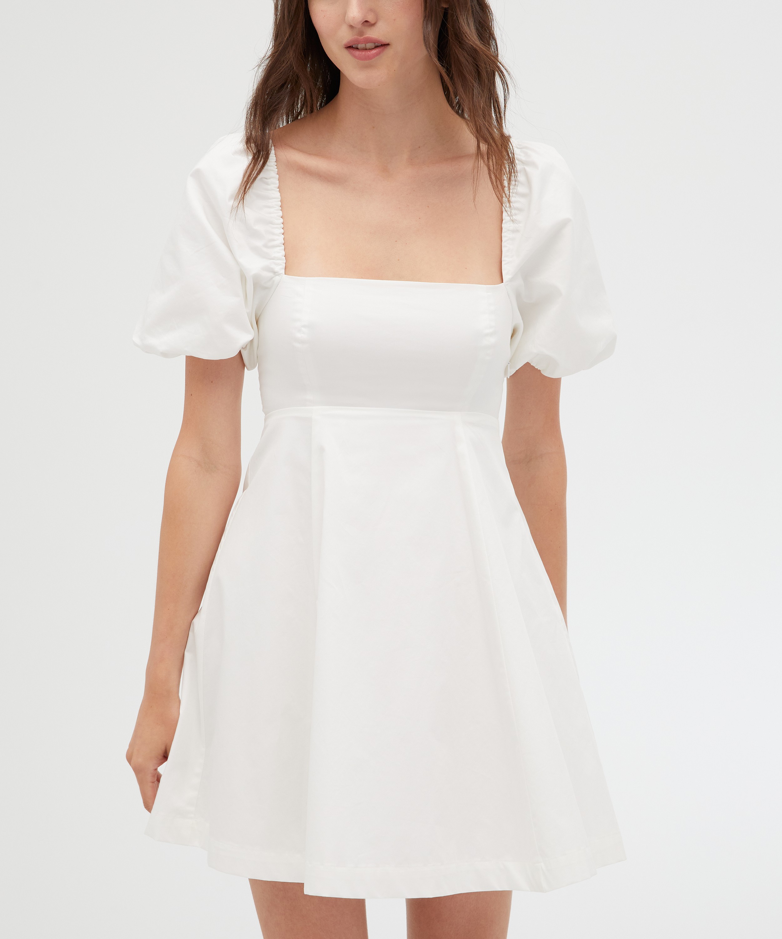 Hill House Home - Matilda Mini Dress in White image number 1